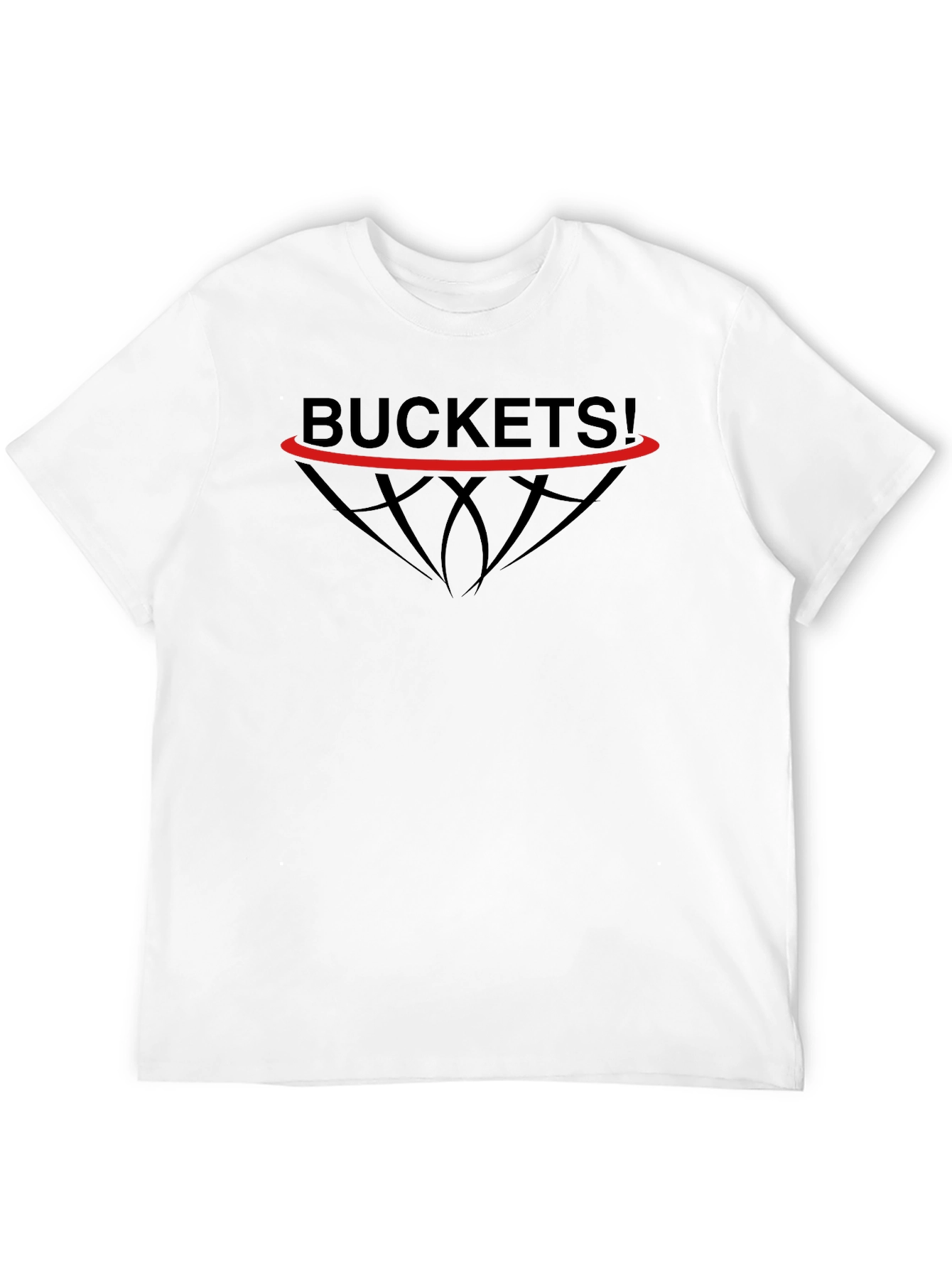Buckets! Graphic Tee - Black Cotton T-Shirt