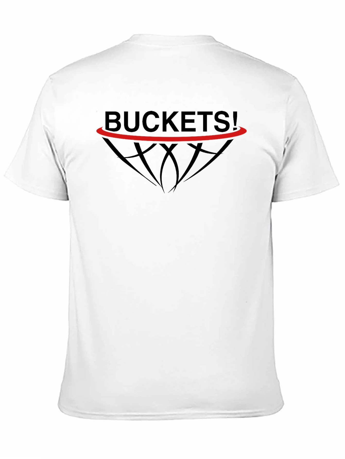 Buckets! Graphic Tee - Black Cotton T-Shirt