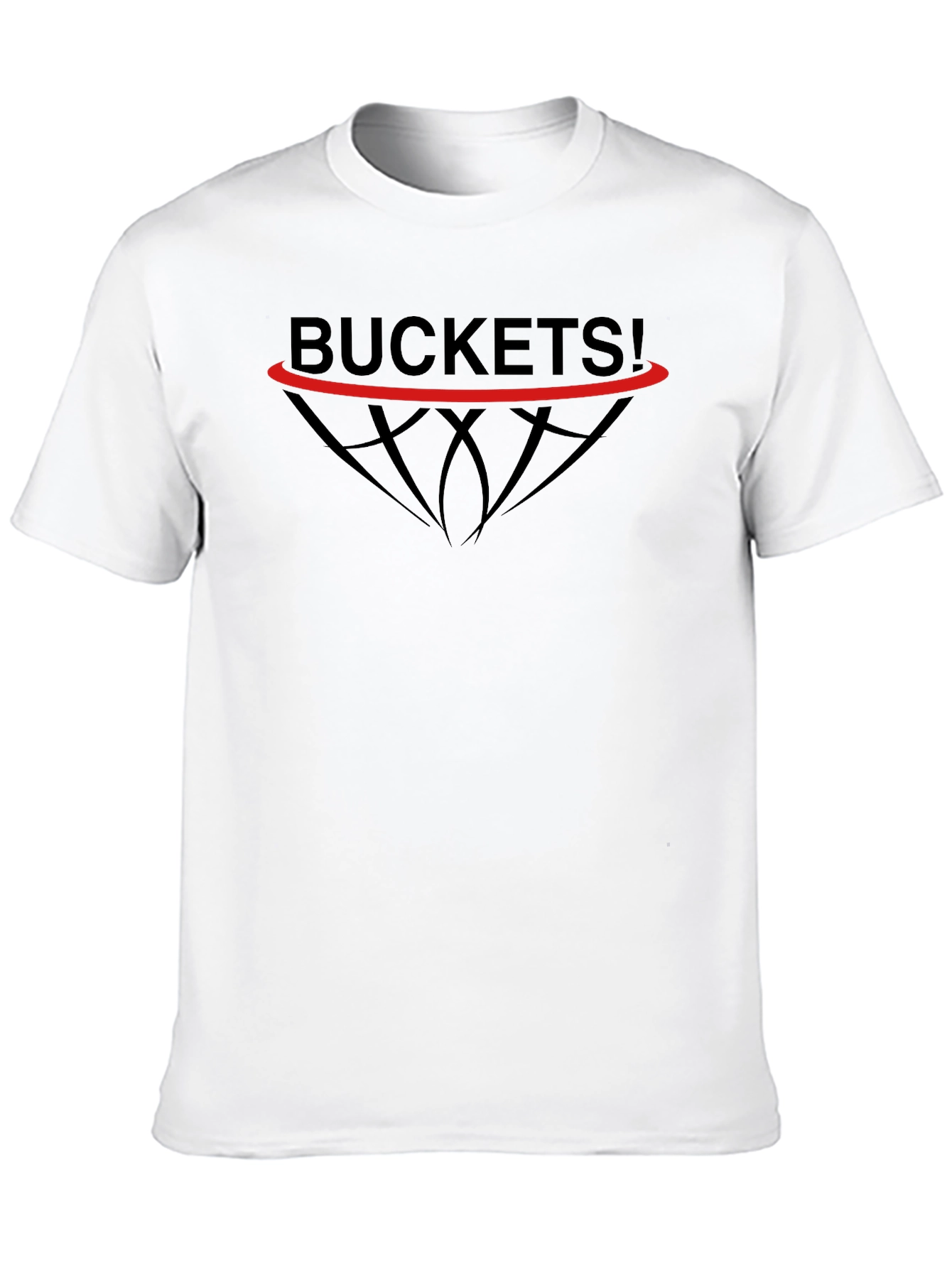 Buckets! Graphic Tee - Black Cotton T-Shirt