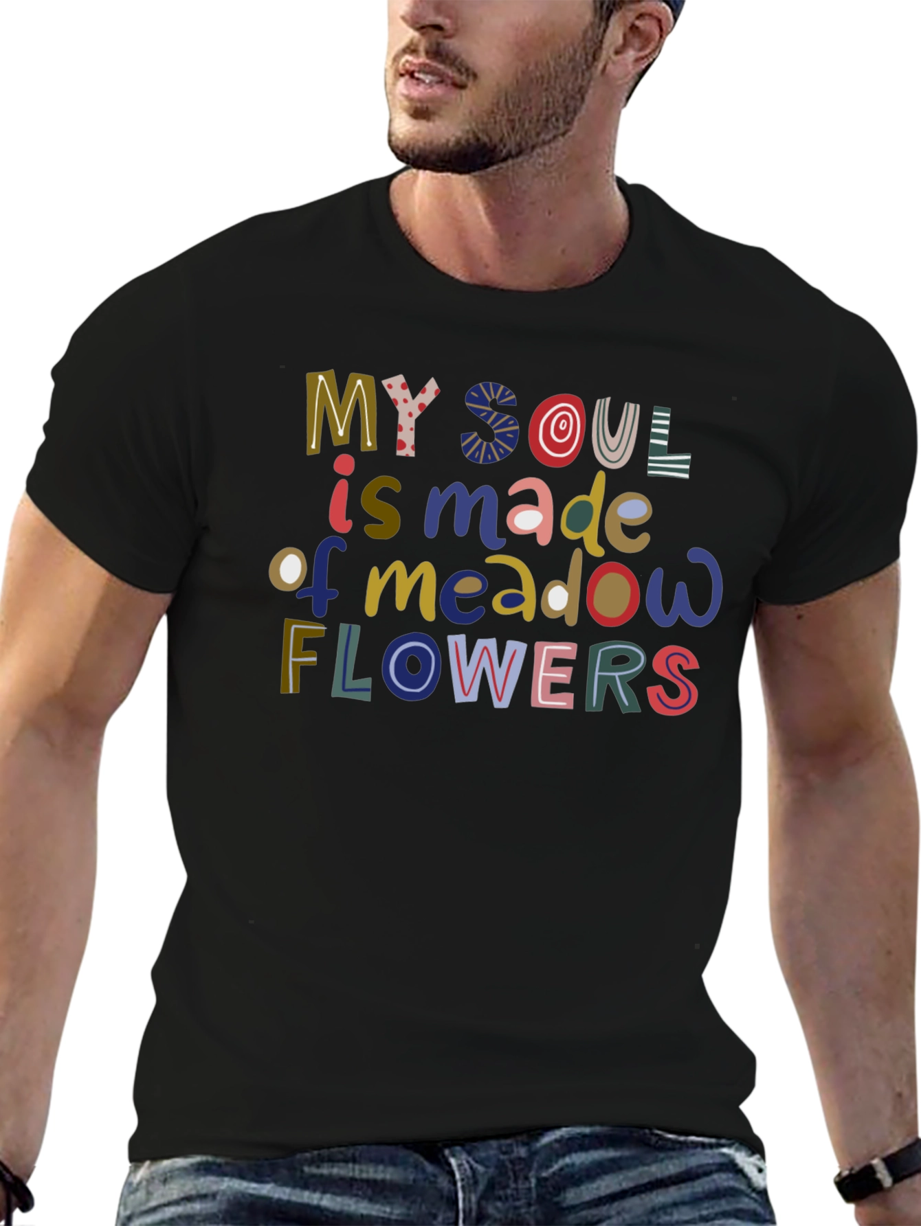 Soul Made of Meadow Flowers Graphic T-Shirt