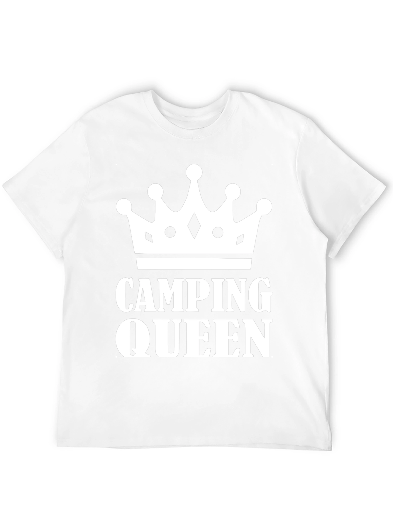 Camping Queen Black T-Shirt