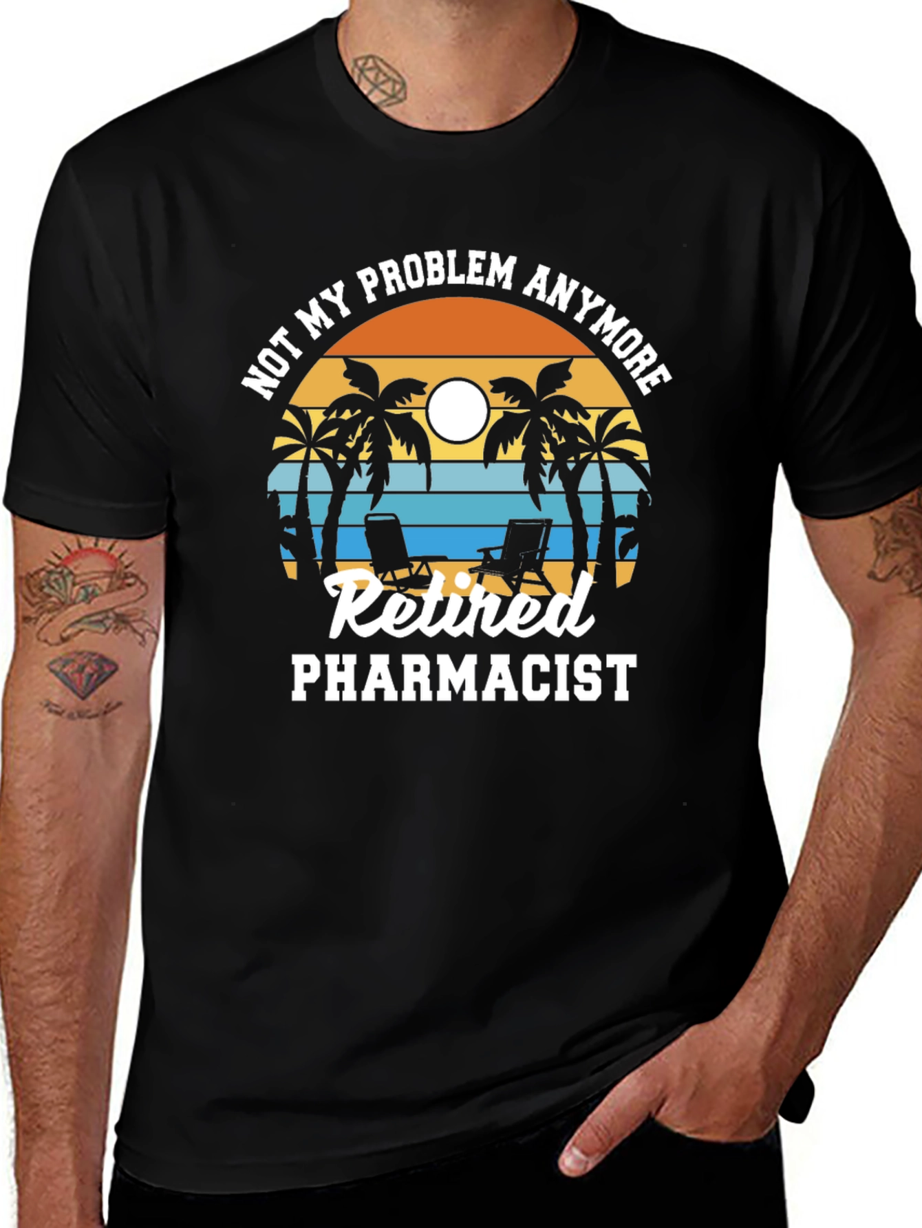 Retired Pharmacist Beach T-Shirt