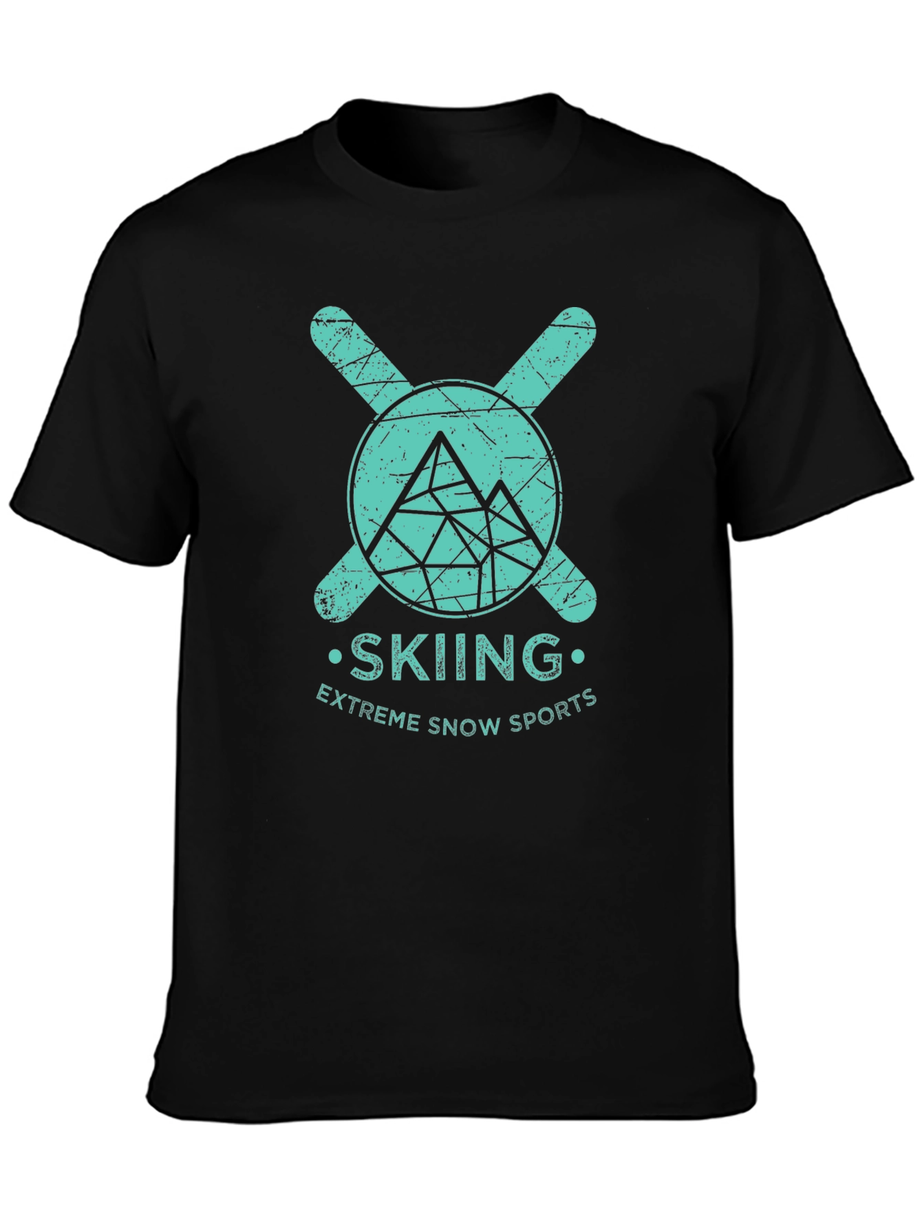 Skiing Graphic T-Shirt | Extreme Snow Sports Tee