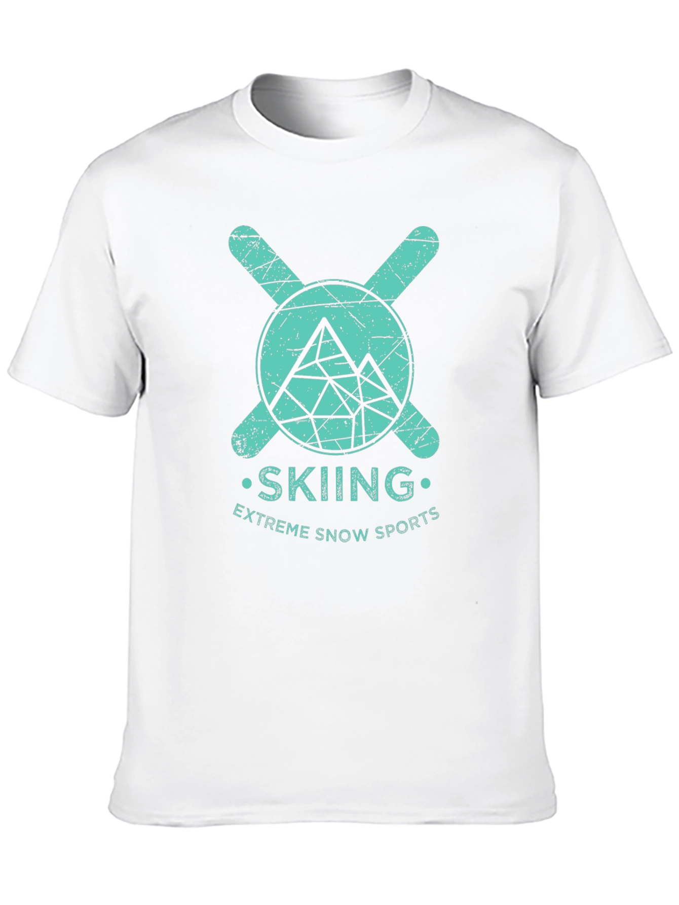 Skiing Graphic T-Shirt | Extreme Snow Sports Tee