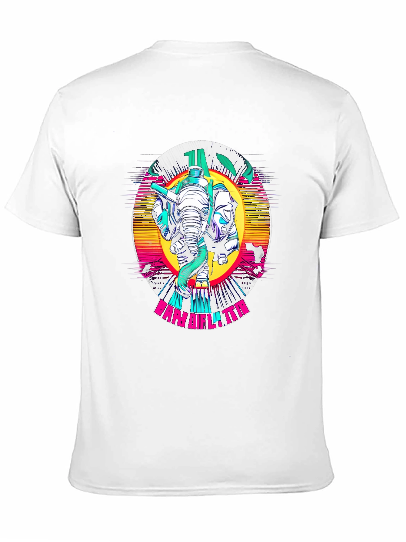 Retro Elephant Graphic Tee