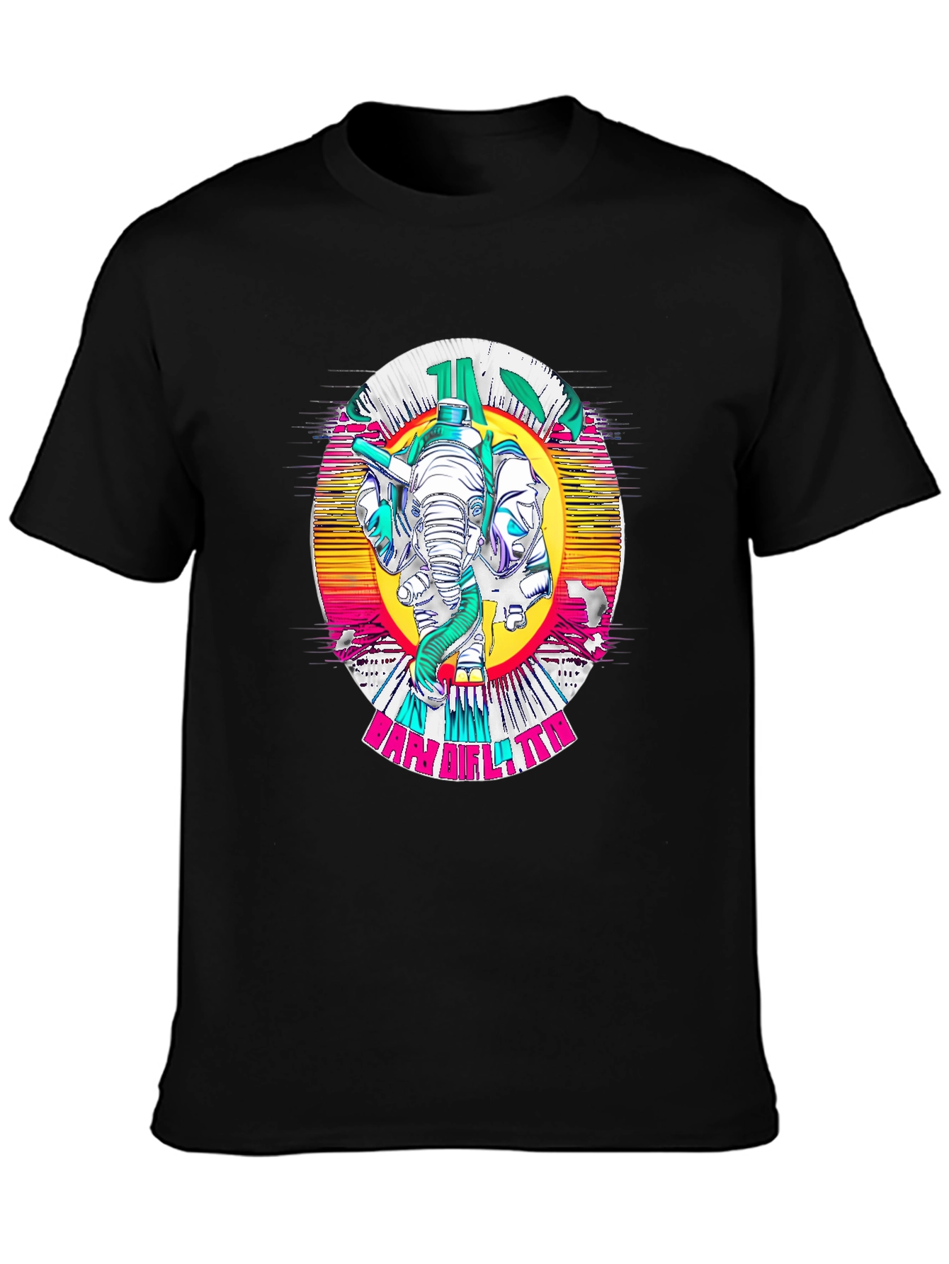 Retro Elephant Graphic Tee