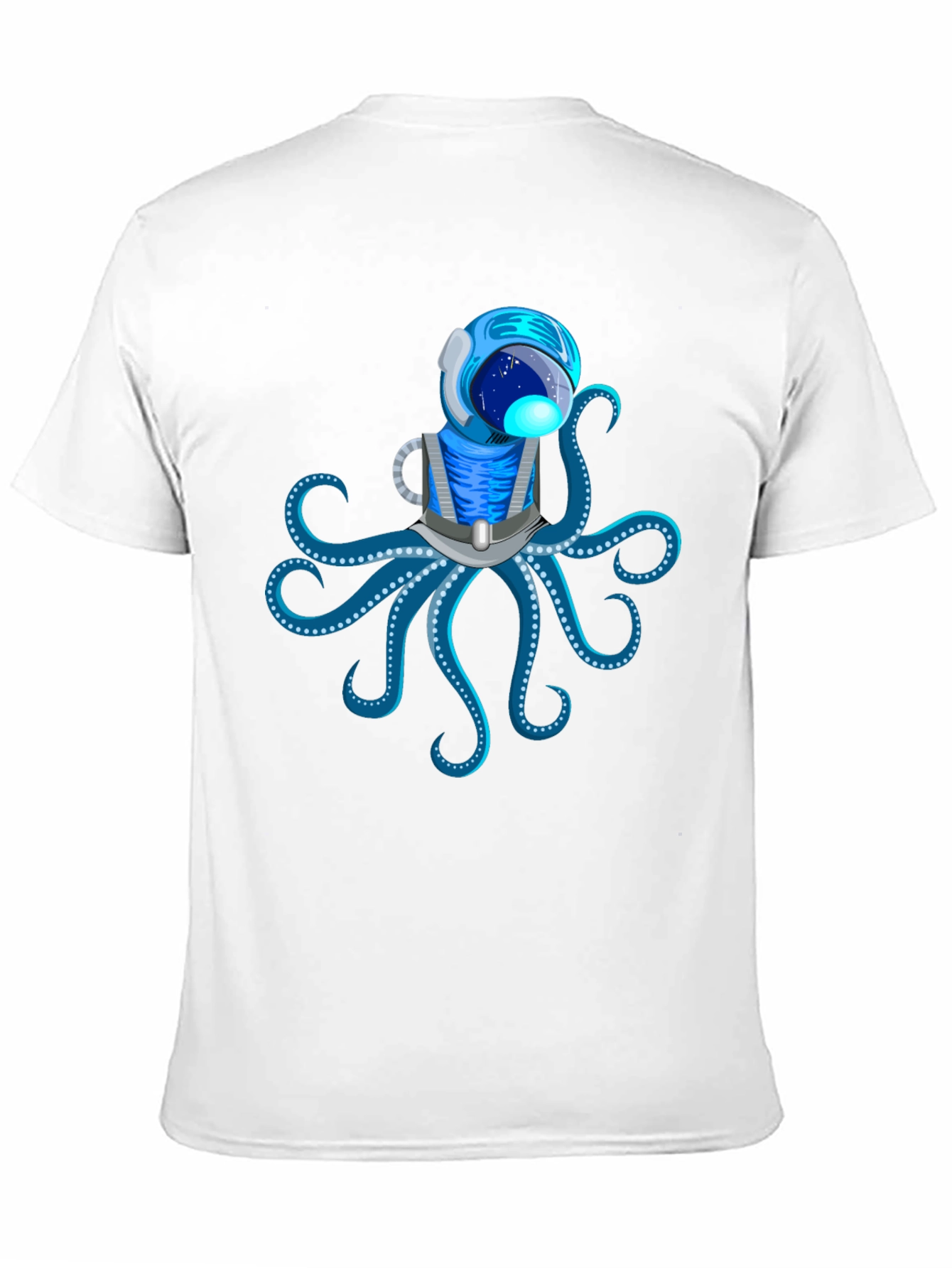 Astronaut Octopus Graphic T-Shirt