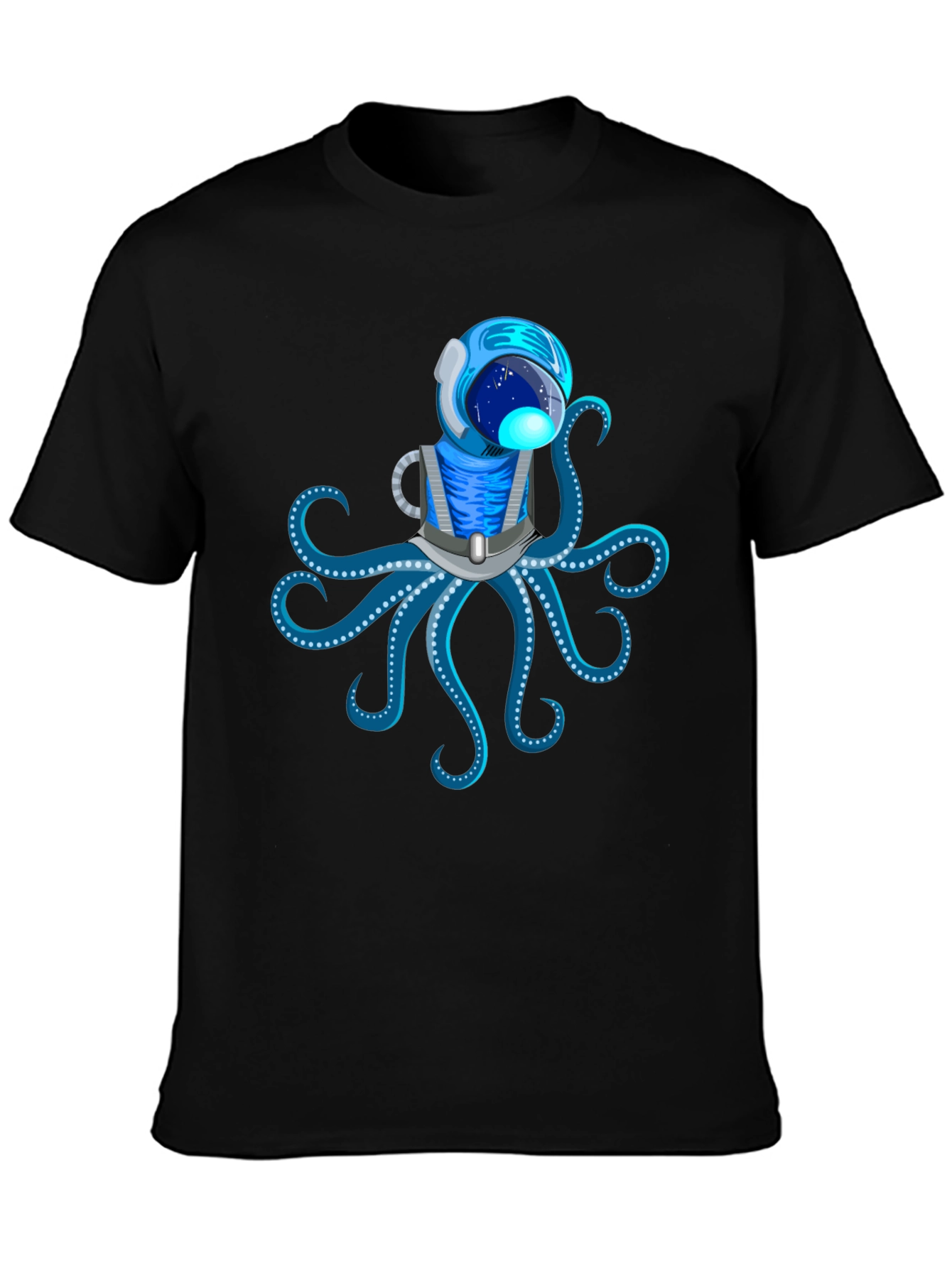 Astronaut Octopus Graphic T-Shirt