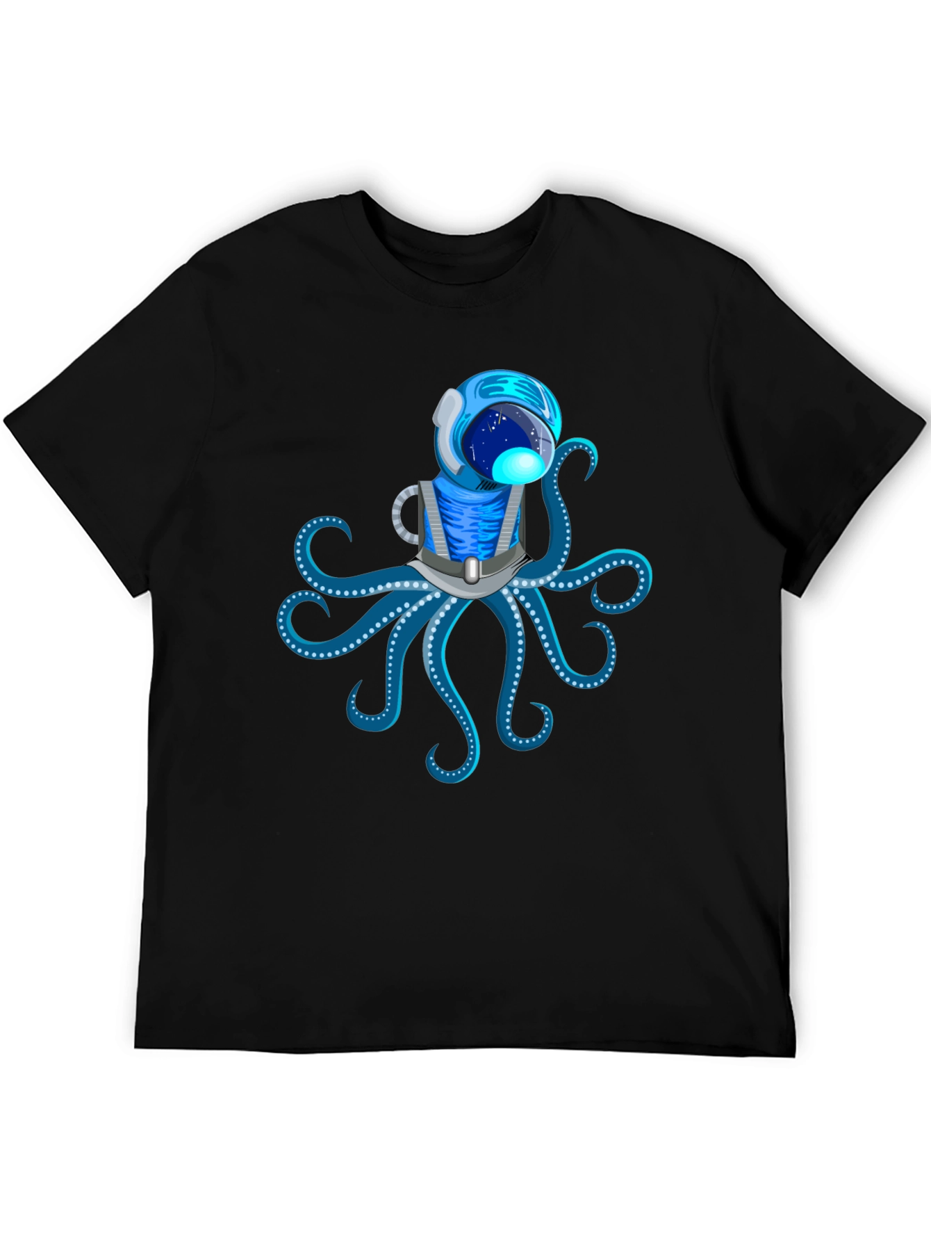 Astronaut Octopus Graphic T-Shirt