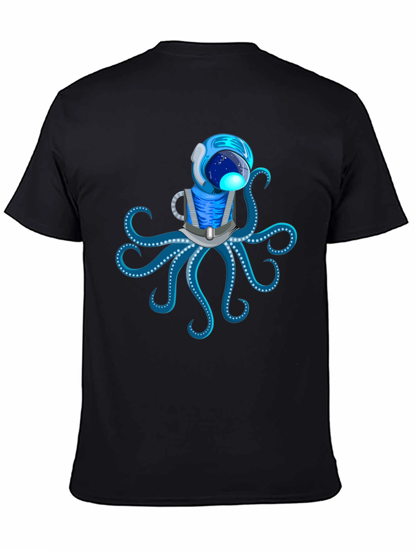 Astronaut Octopus Graphic T-Shirt