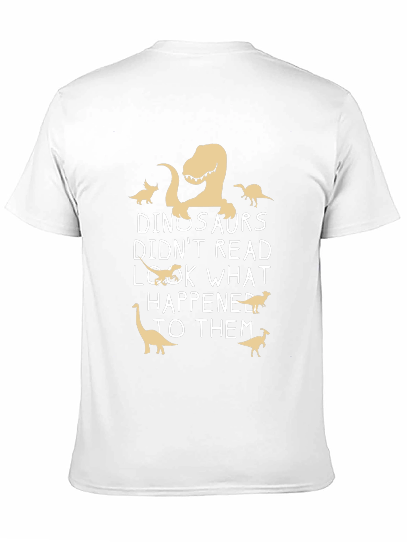 Funny Dinosaur T-Shirt - Read or Else!
