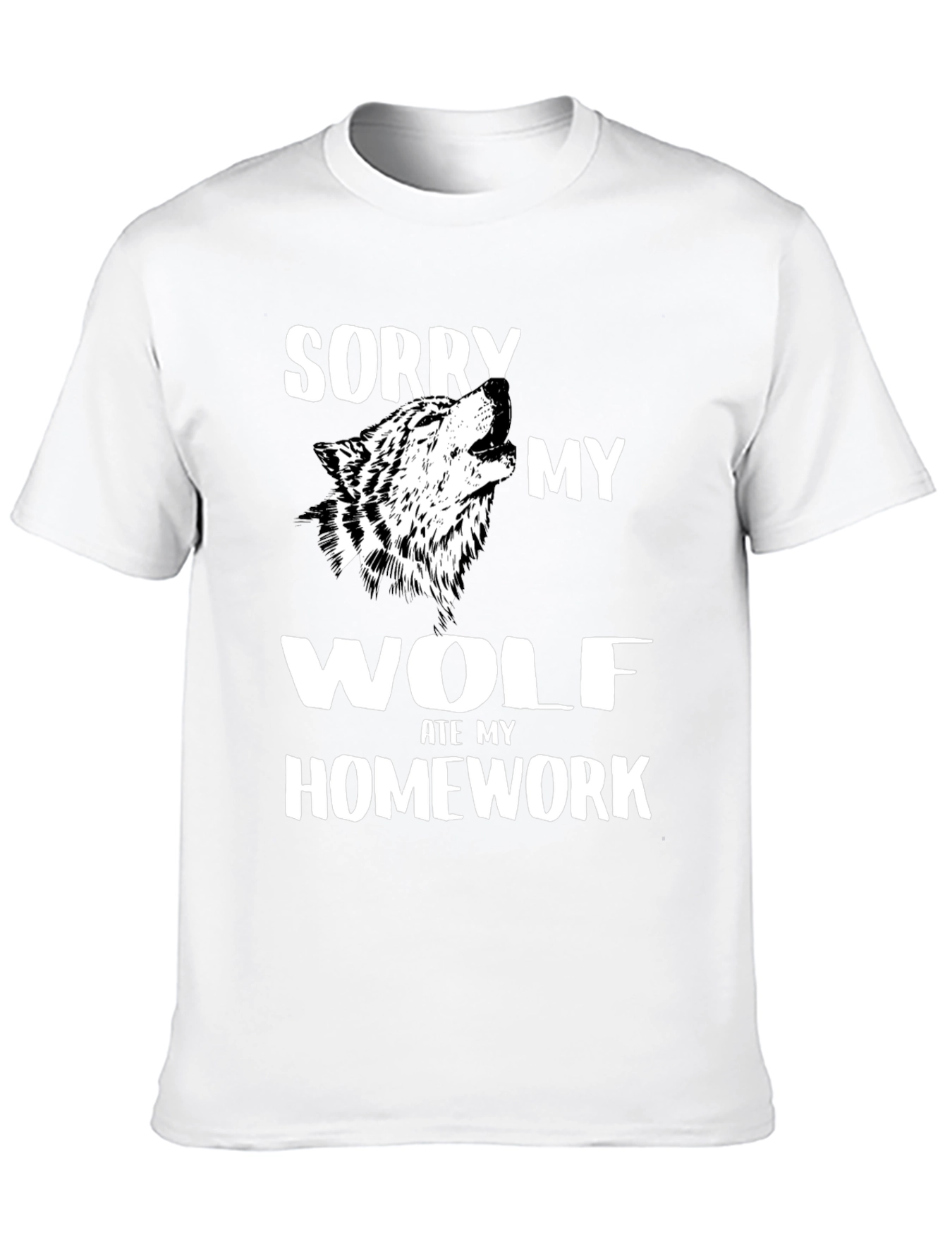 Wolf Ate My Homework Graphic Tee