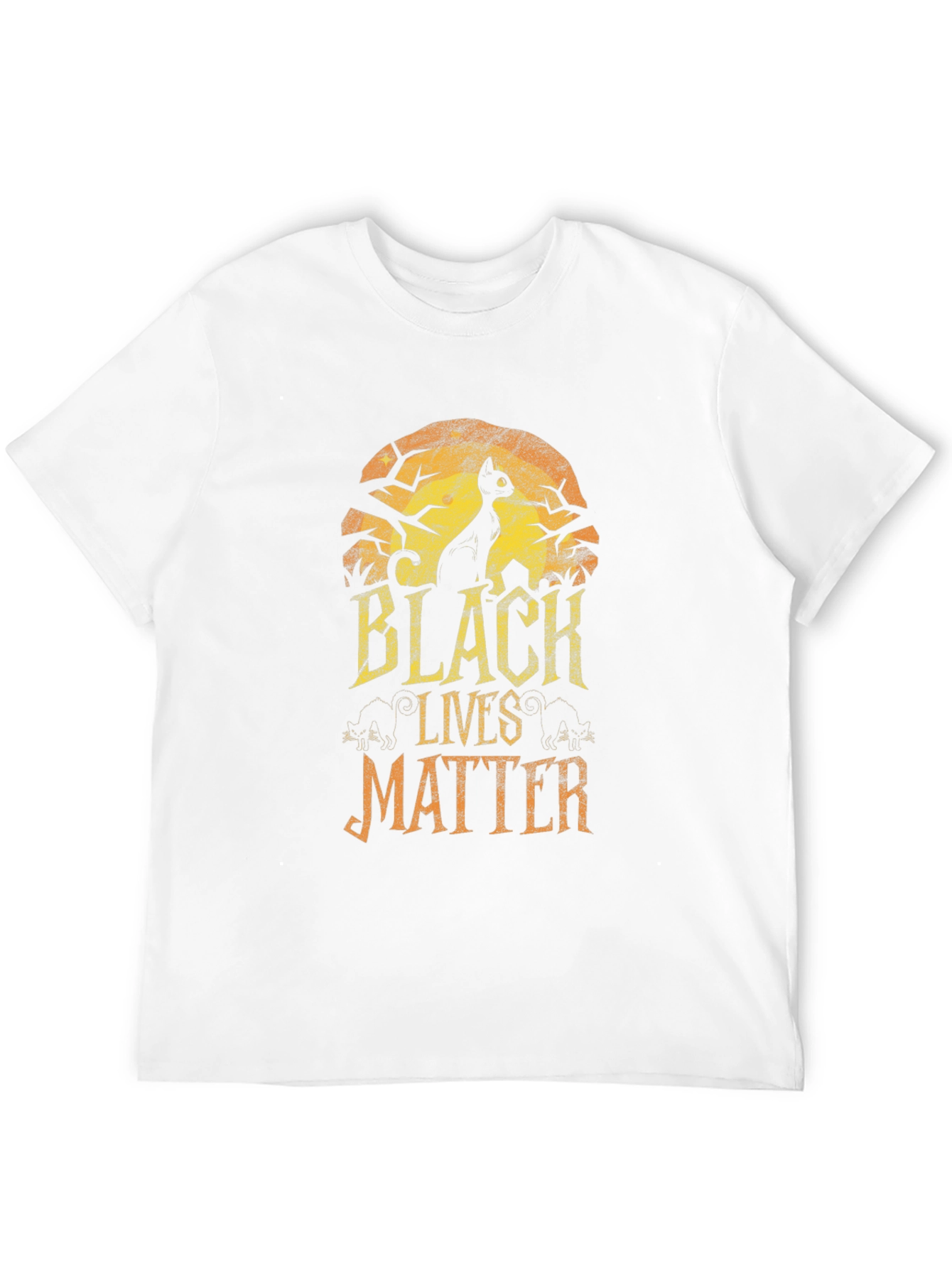 Black Cat Black Lives Matter T-Shirt