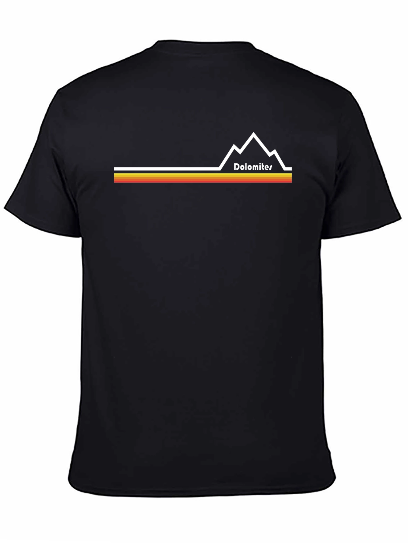 Dolomites Mountain Graphic T-Shirt - Casual Comfort