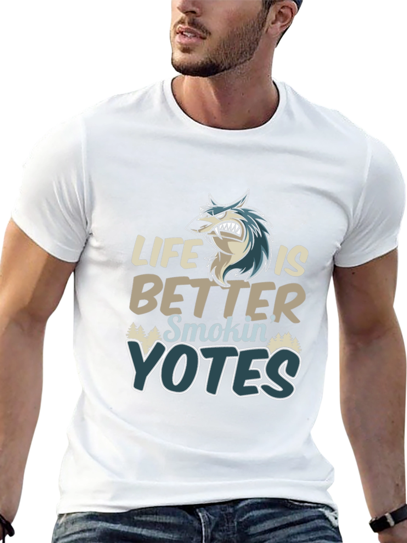 Life Is Better Smokin Yotes T-Shirt