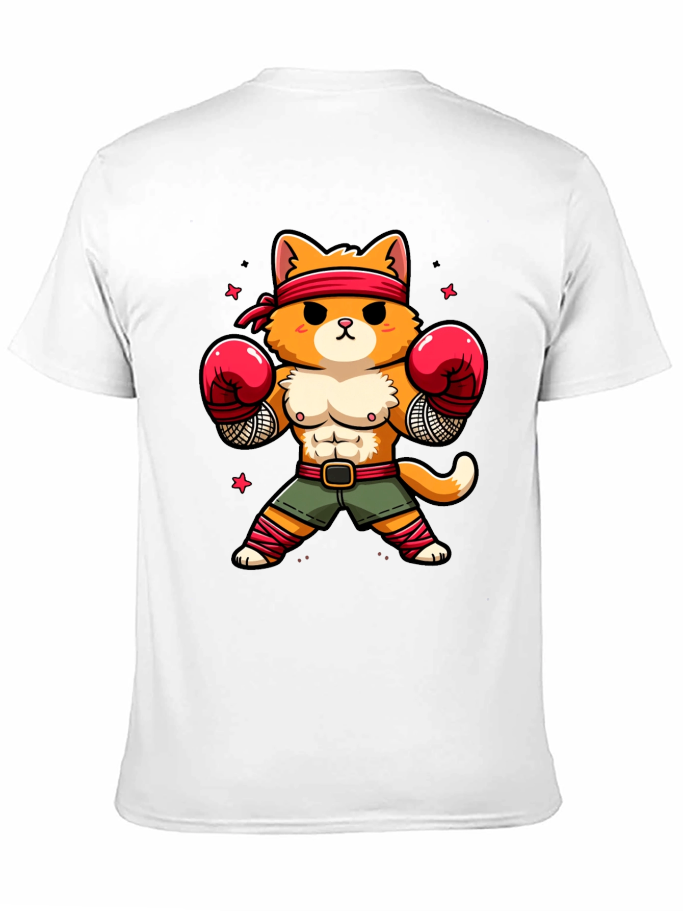 Funny Cat Boxer T-Shirt - Martial Arts Kitten Tee