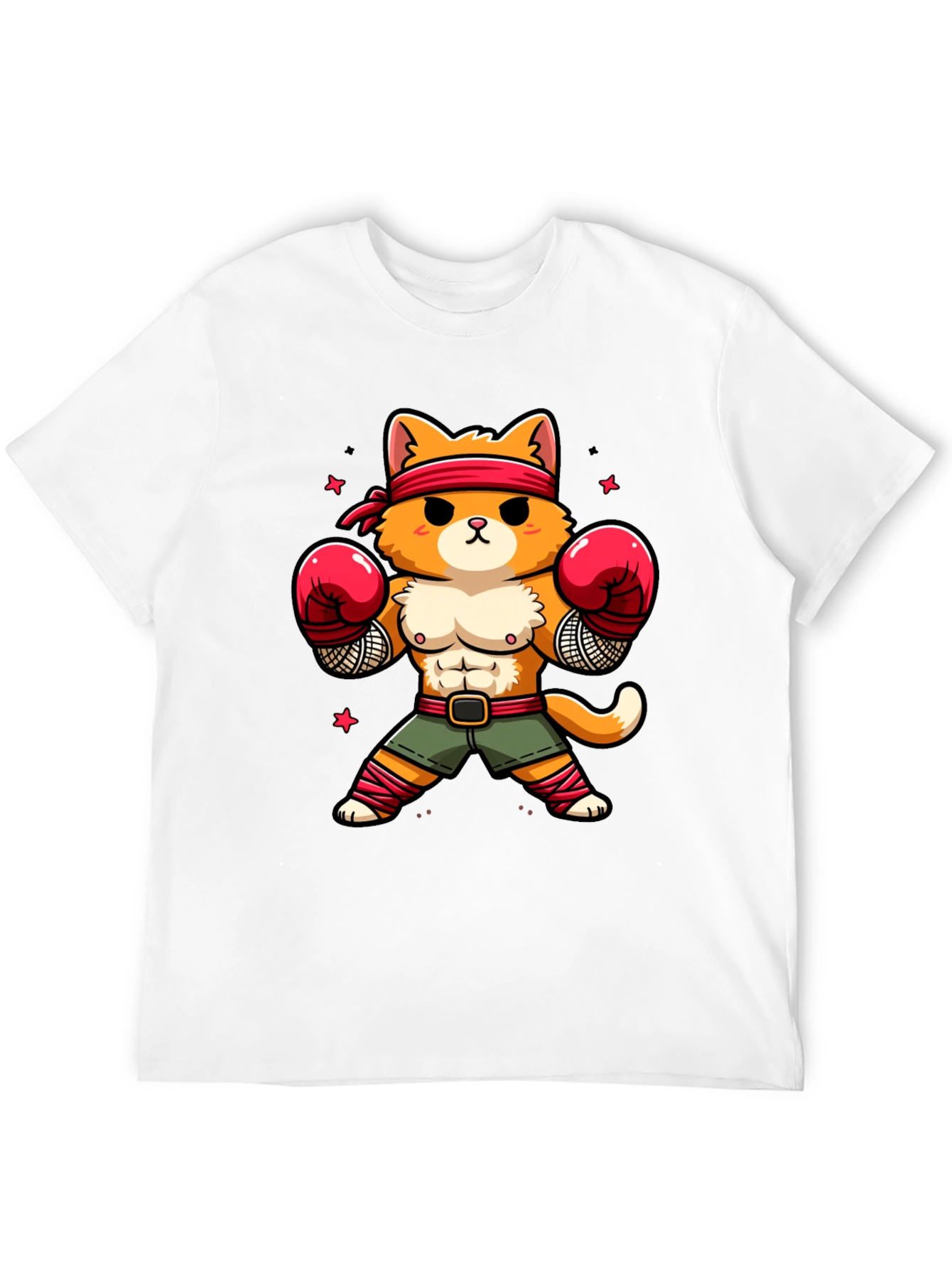 Funny Cat Boxer T-Shirt - Martial Arts Kitten Tee