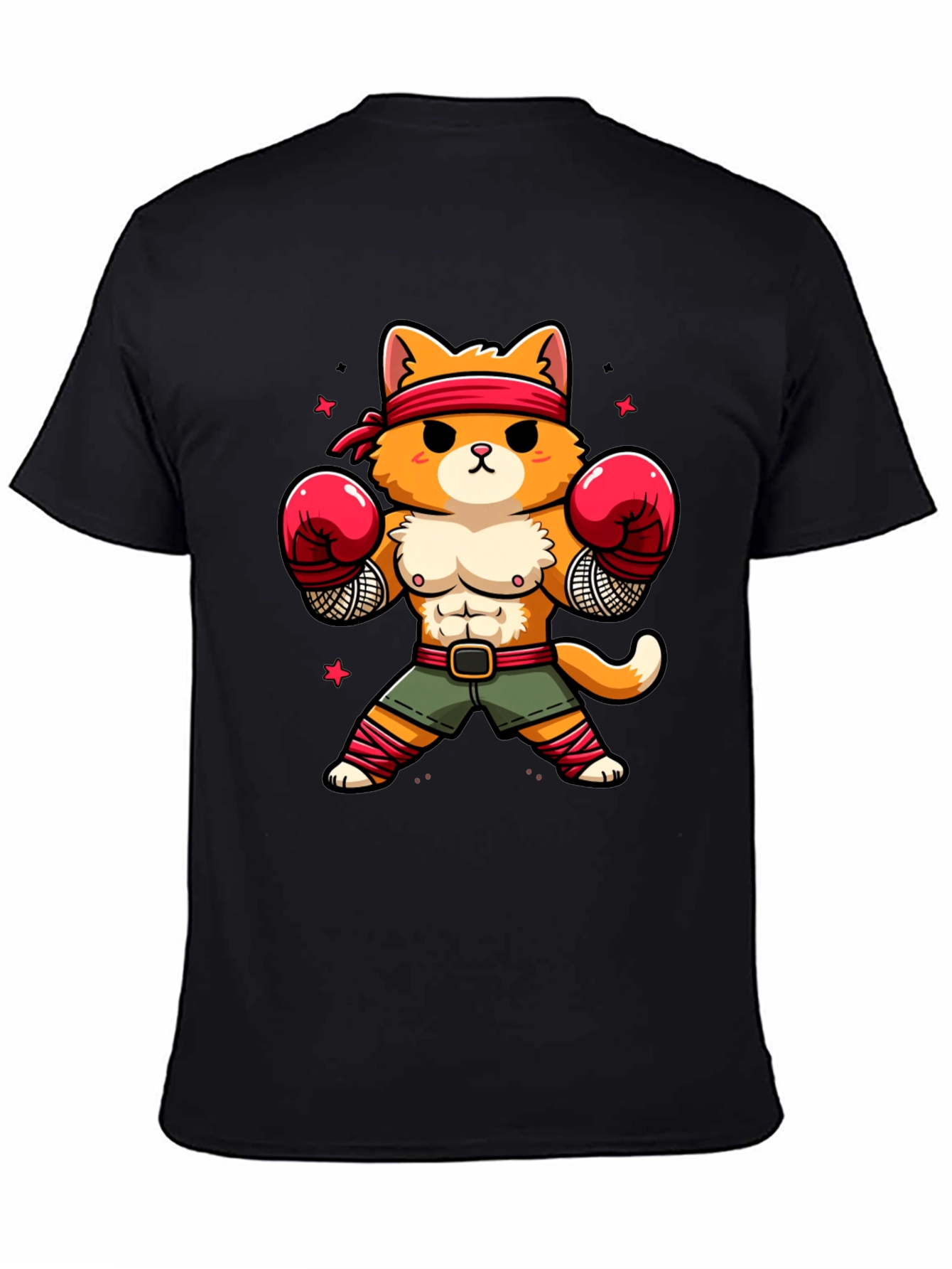 Funny Cat Boxer T-Shirt - Martial Arts Kitten Tee