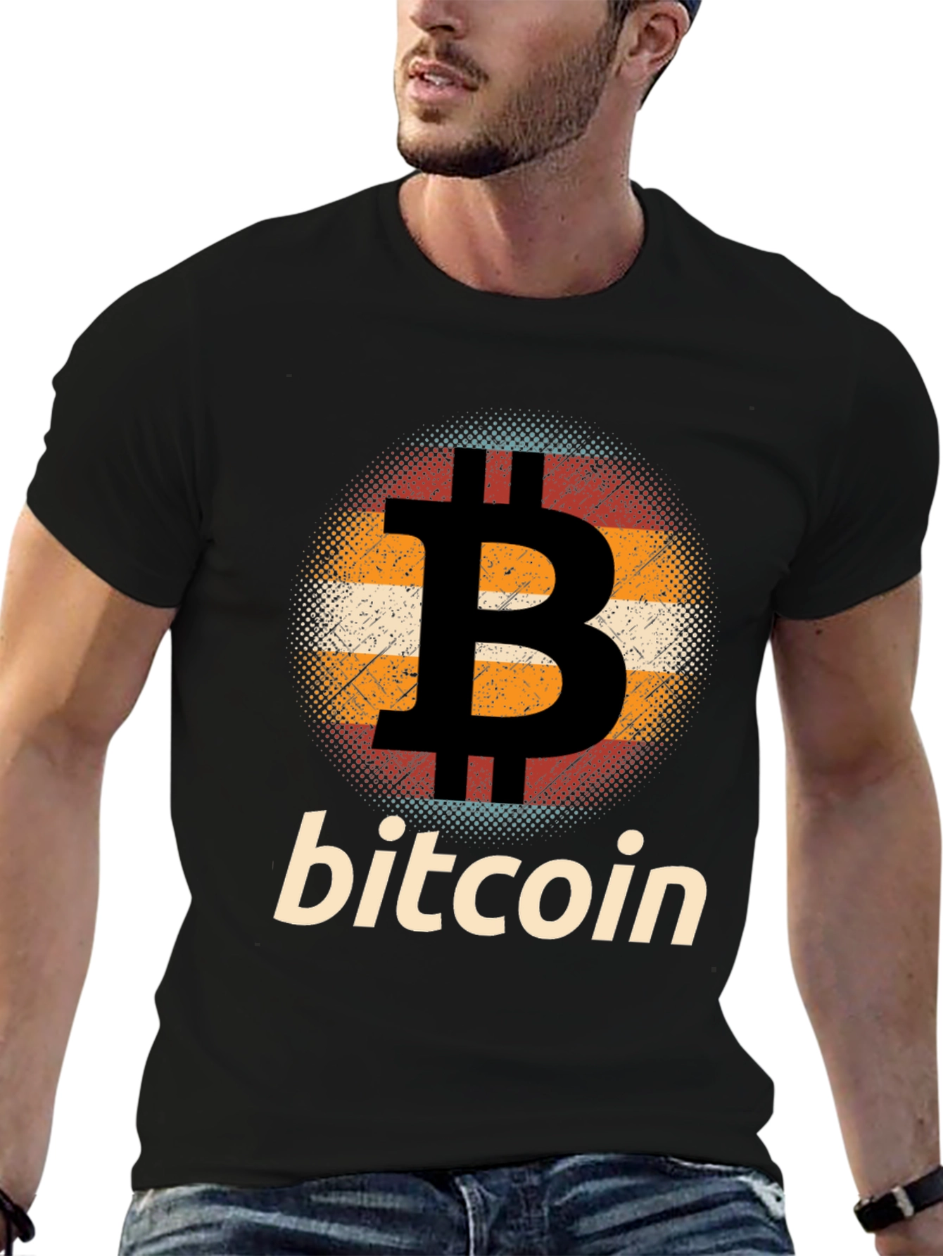 Bitcoin Retro Style Graphic Tee