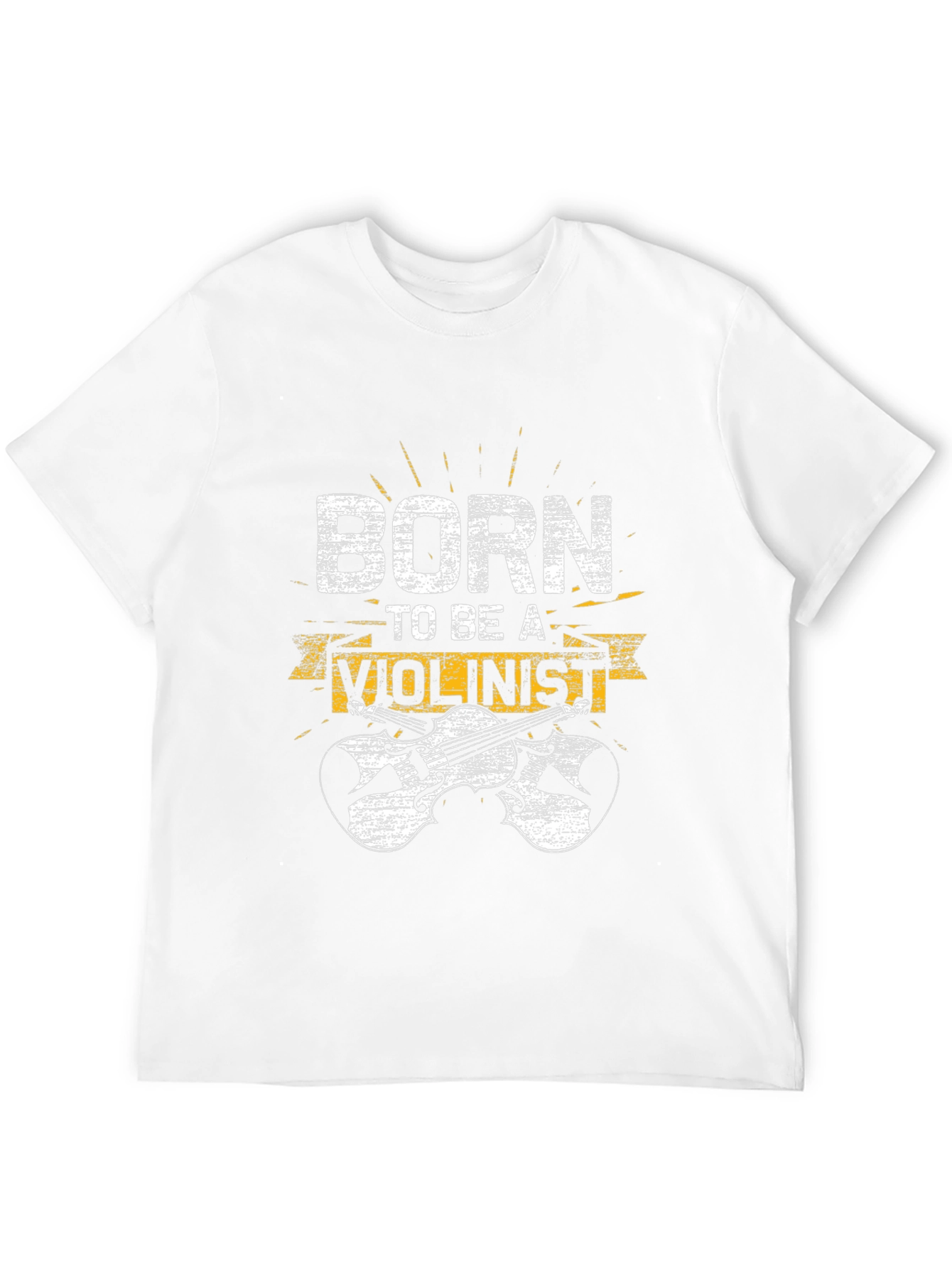Born to Be a Violinist Black T-Shirt