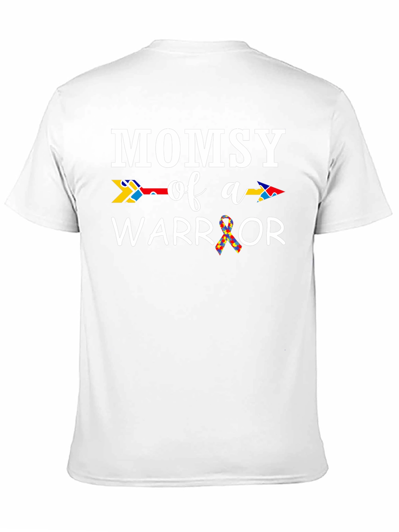 Mommy of a Warrior Autism Awareness T-Shirt