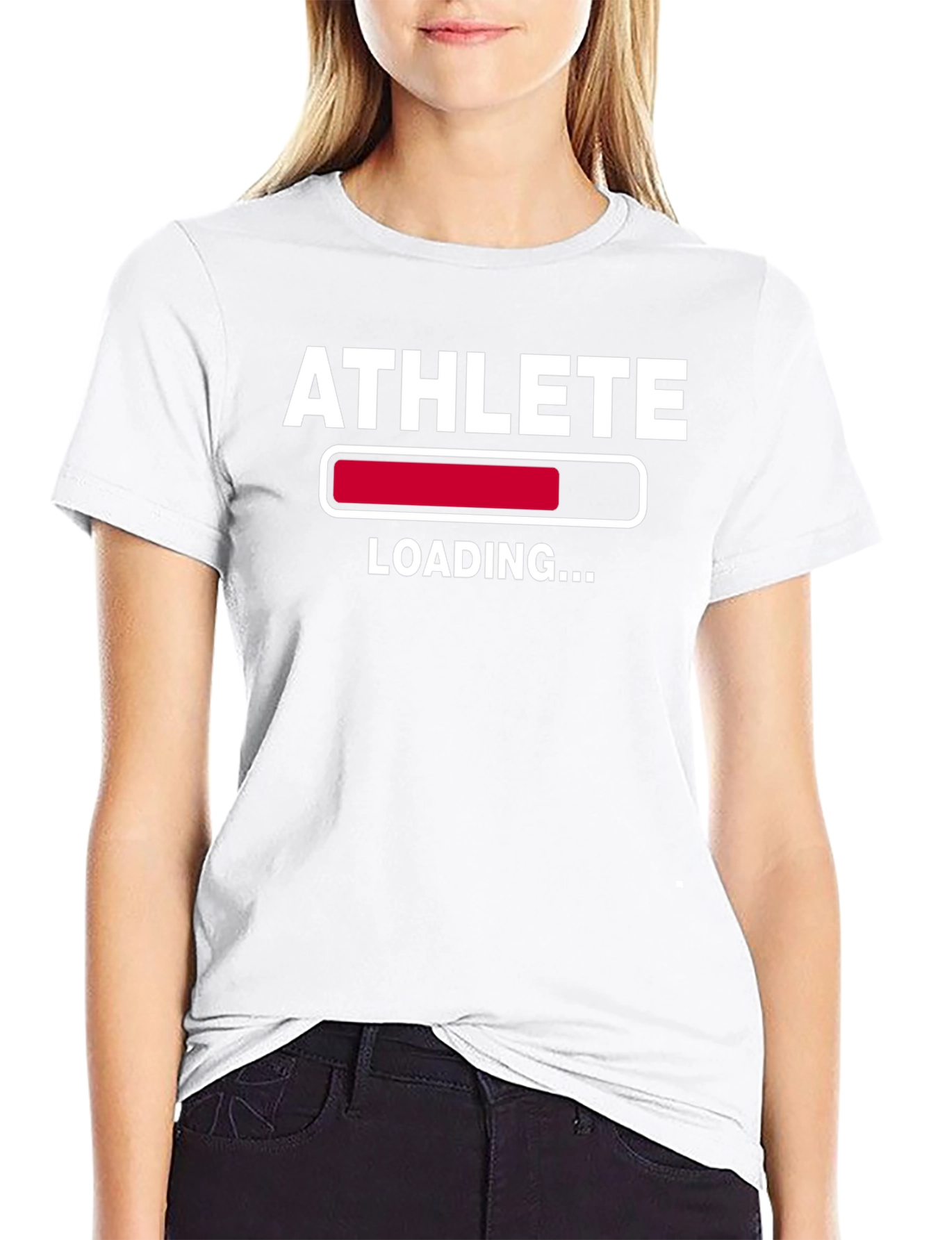 Athlete Loading Black T-Shirt