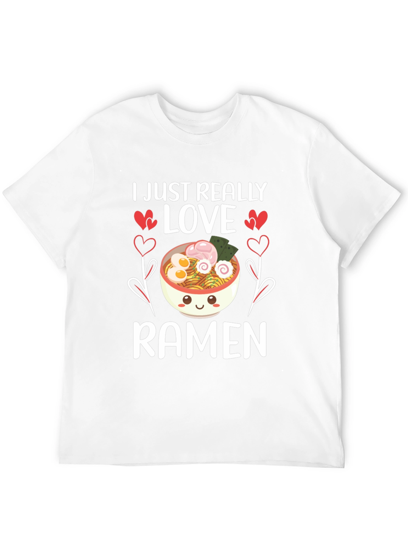 I Love Ramen Graphic Tee - Unisex Casual T-Shirt