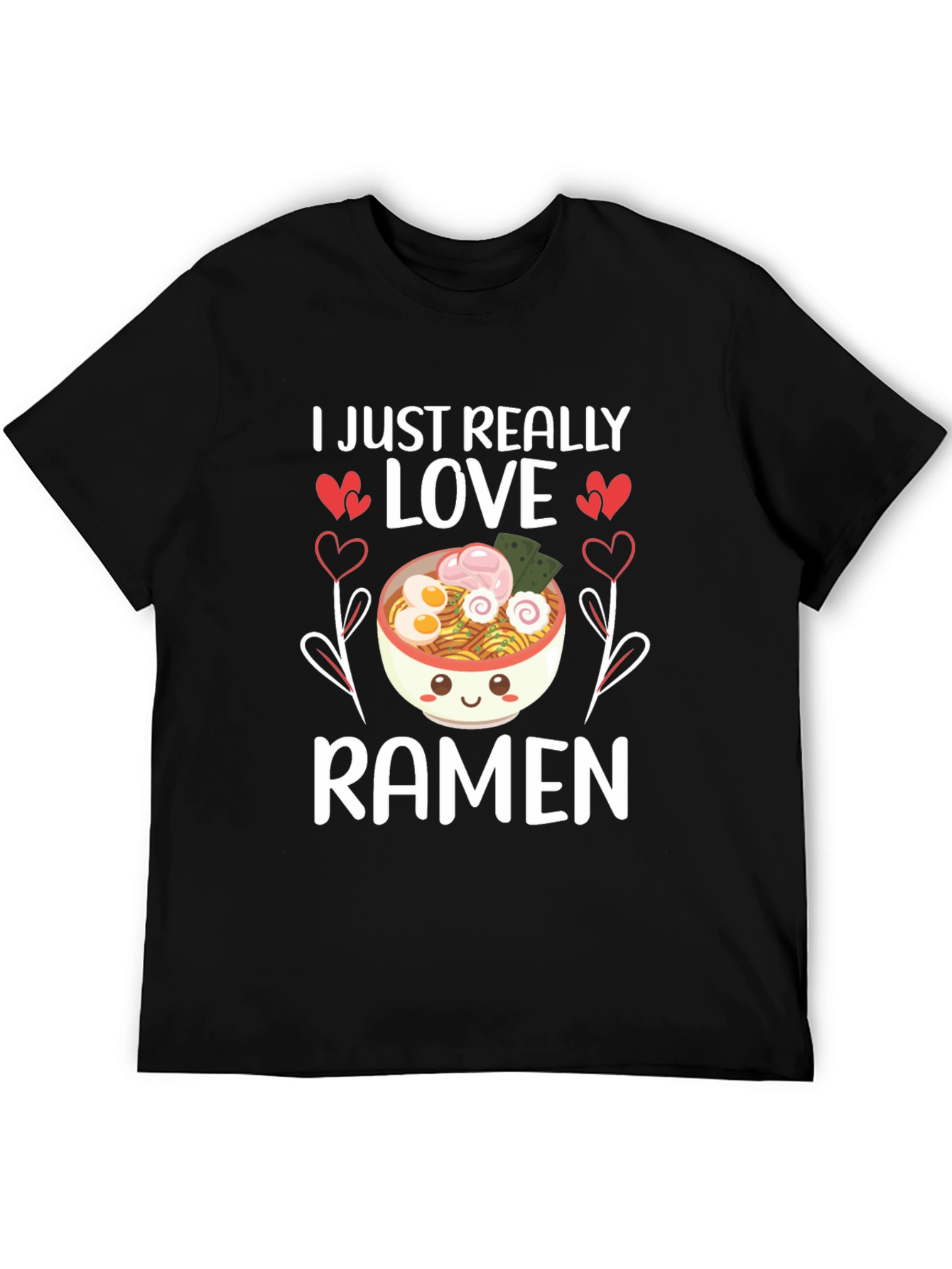 I Love Ramen Graphic Tee - Unisex Casual T-Shirt