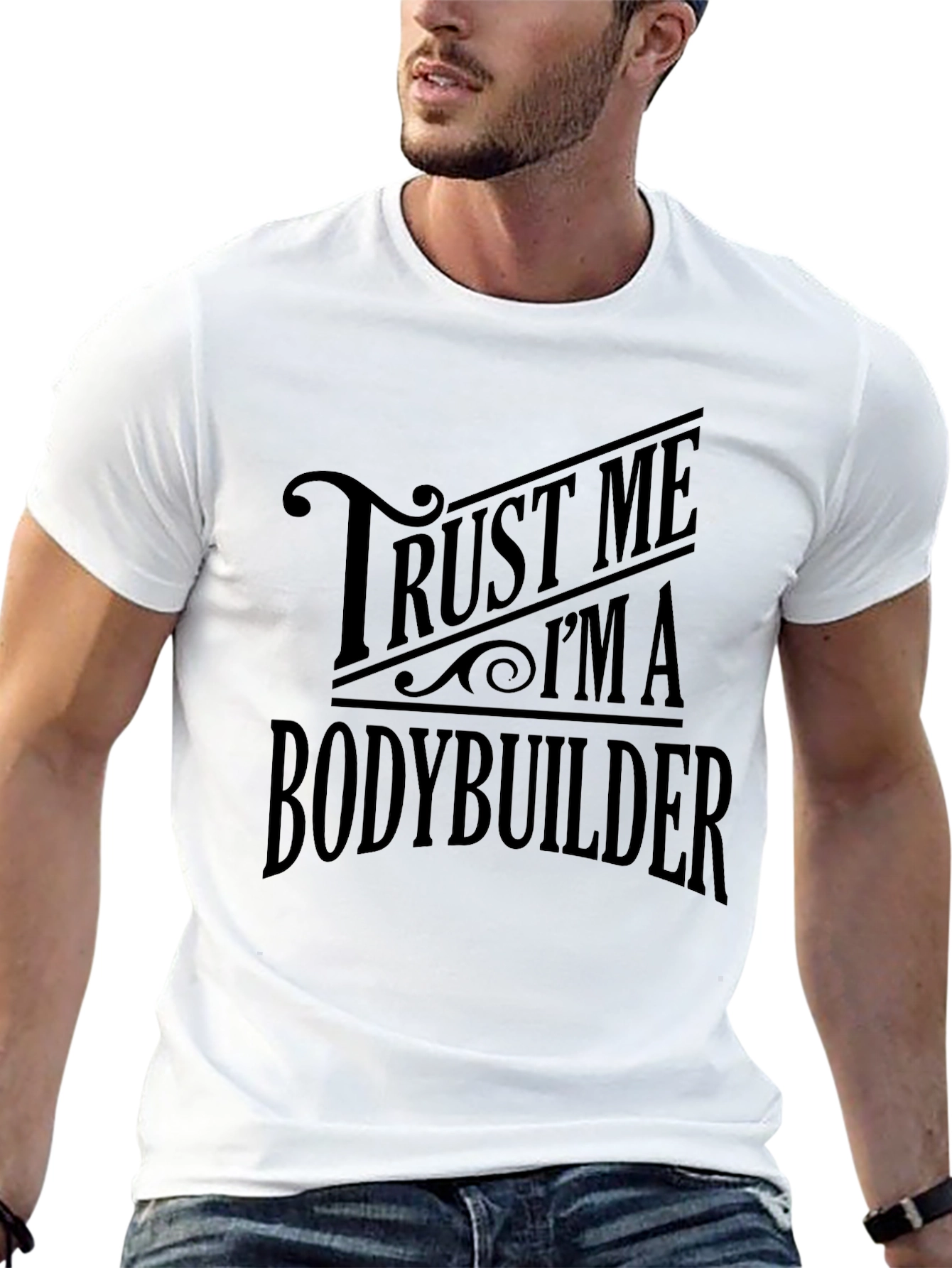Trust Me Im A Bodybuilder Black T-Shirt