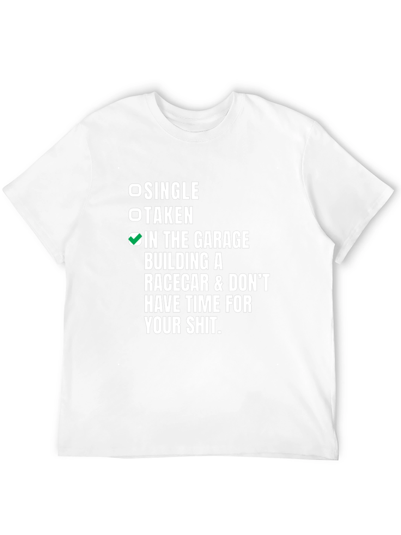 Garage Racer T-Shirt - Building A Racecar