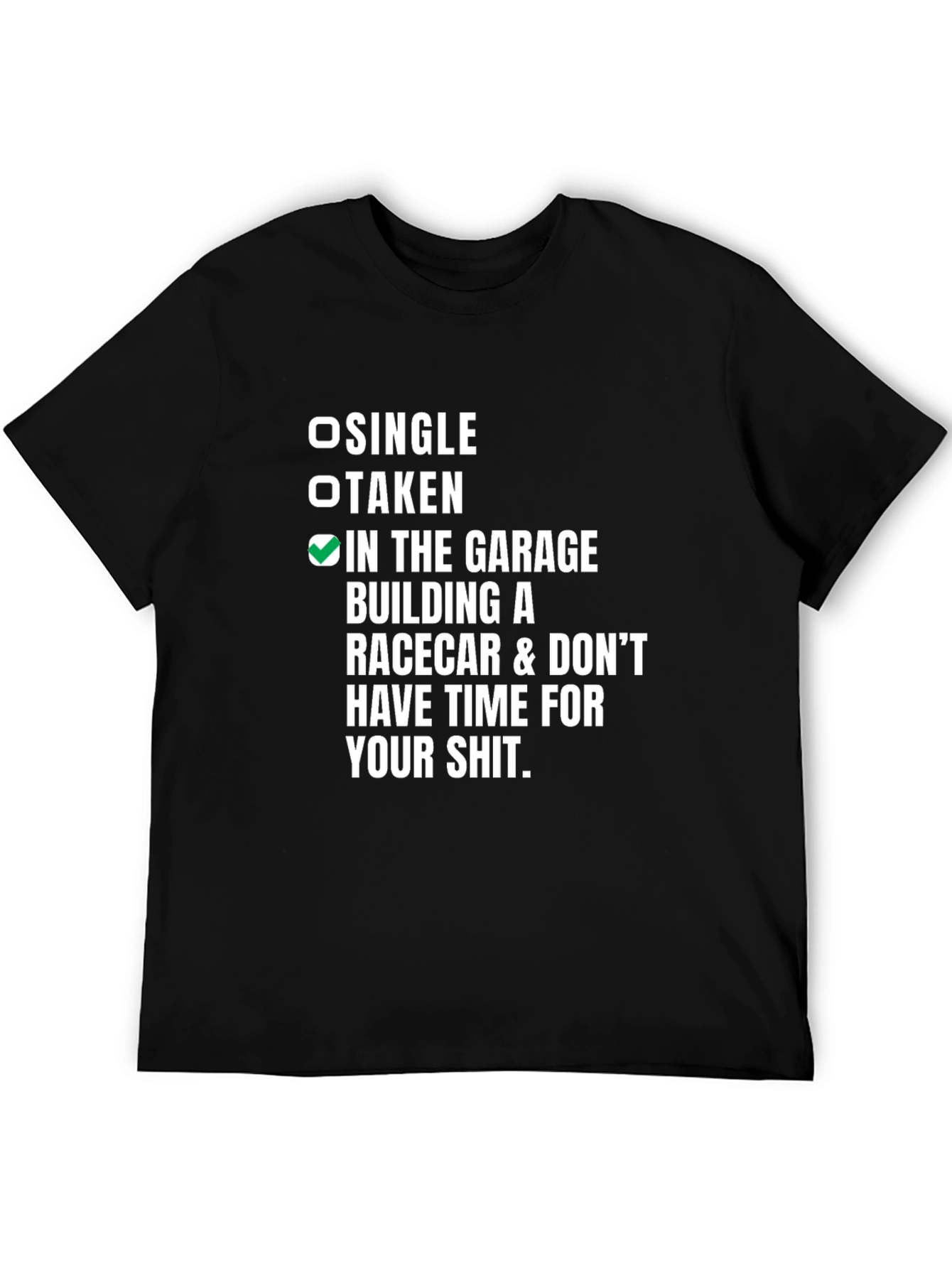 Garage Racer T-Shirt - Building A Racecar