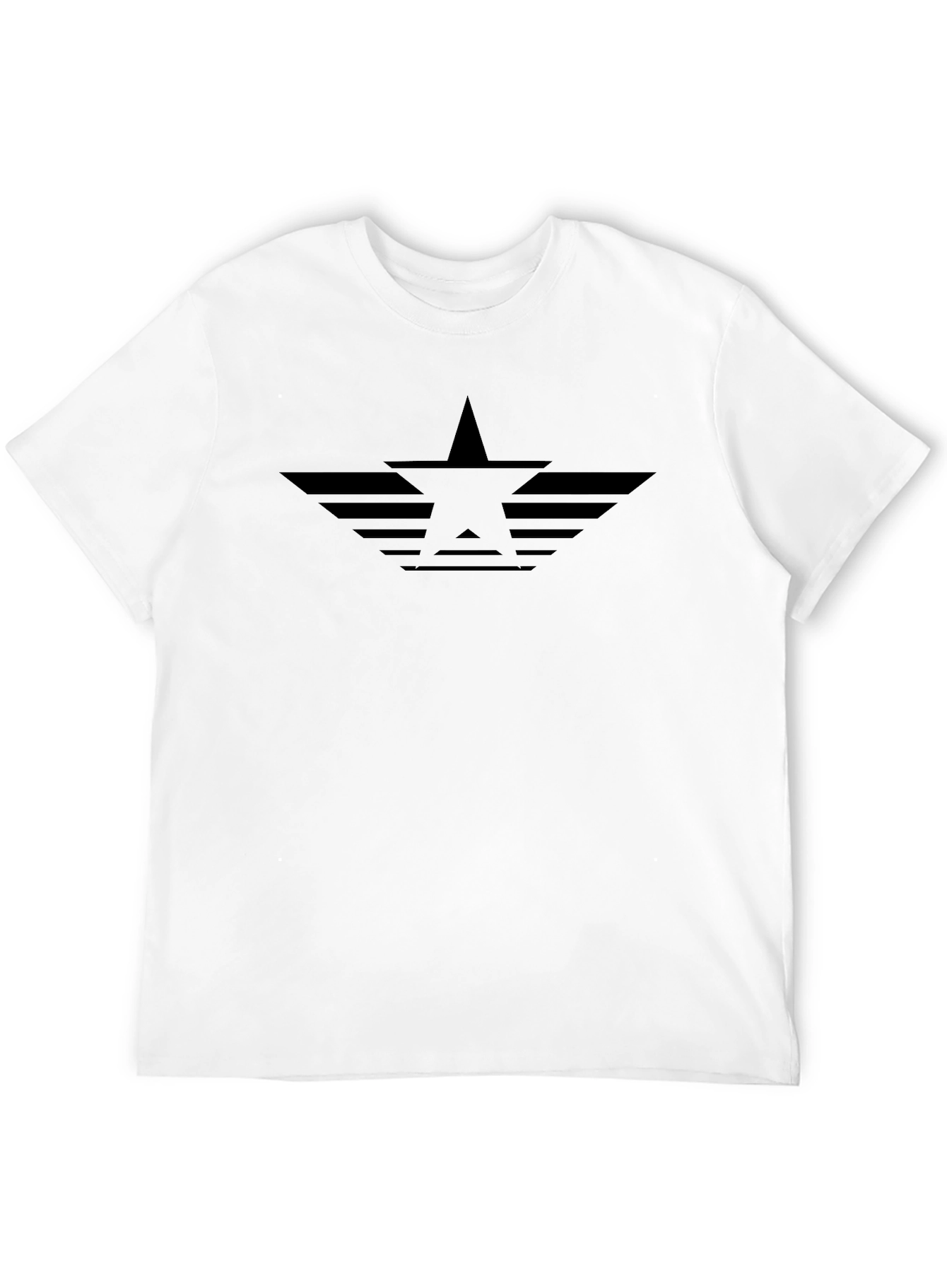 Black Star Wing T-Shirt - Modern Graphic Tee