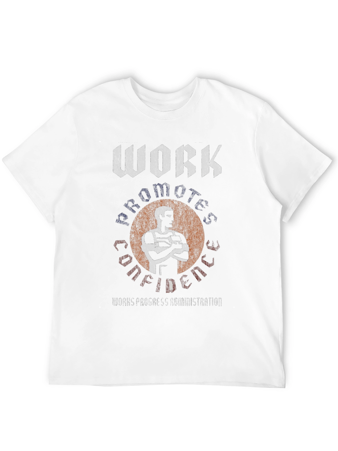 Work Promotes Confidence Tee - WPA Inspired