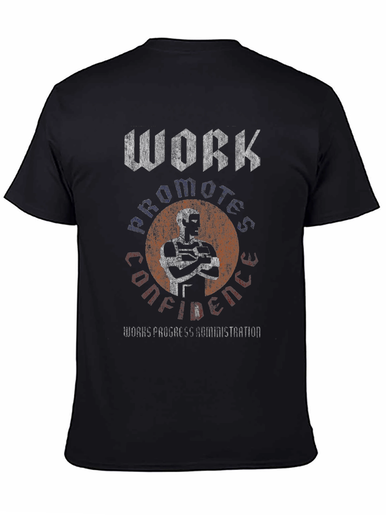 Work Promotes Confidence Tee - WPA Inspired