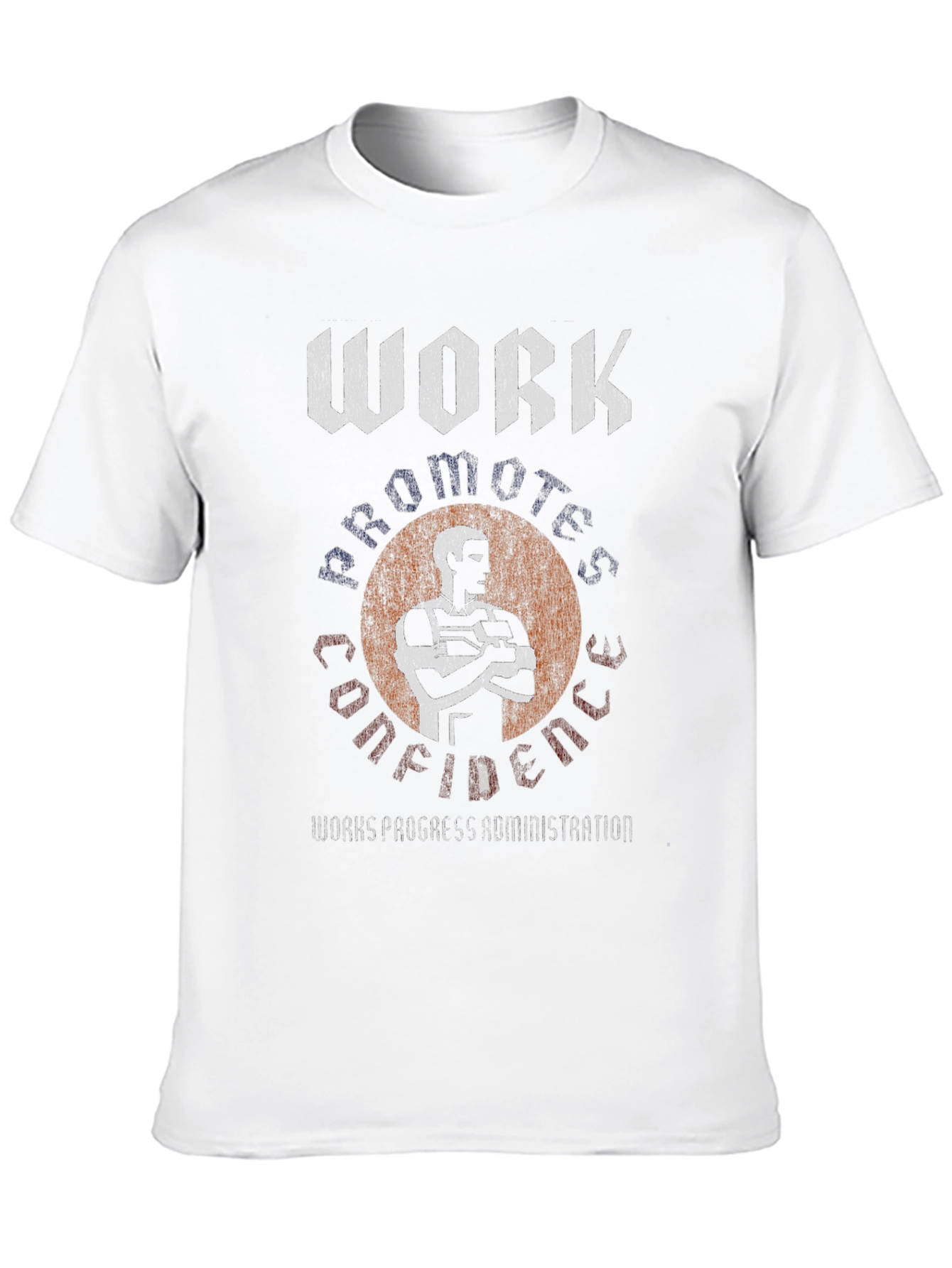 Work Promotes Confidence Tee - WPA Inspired