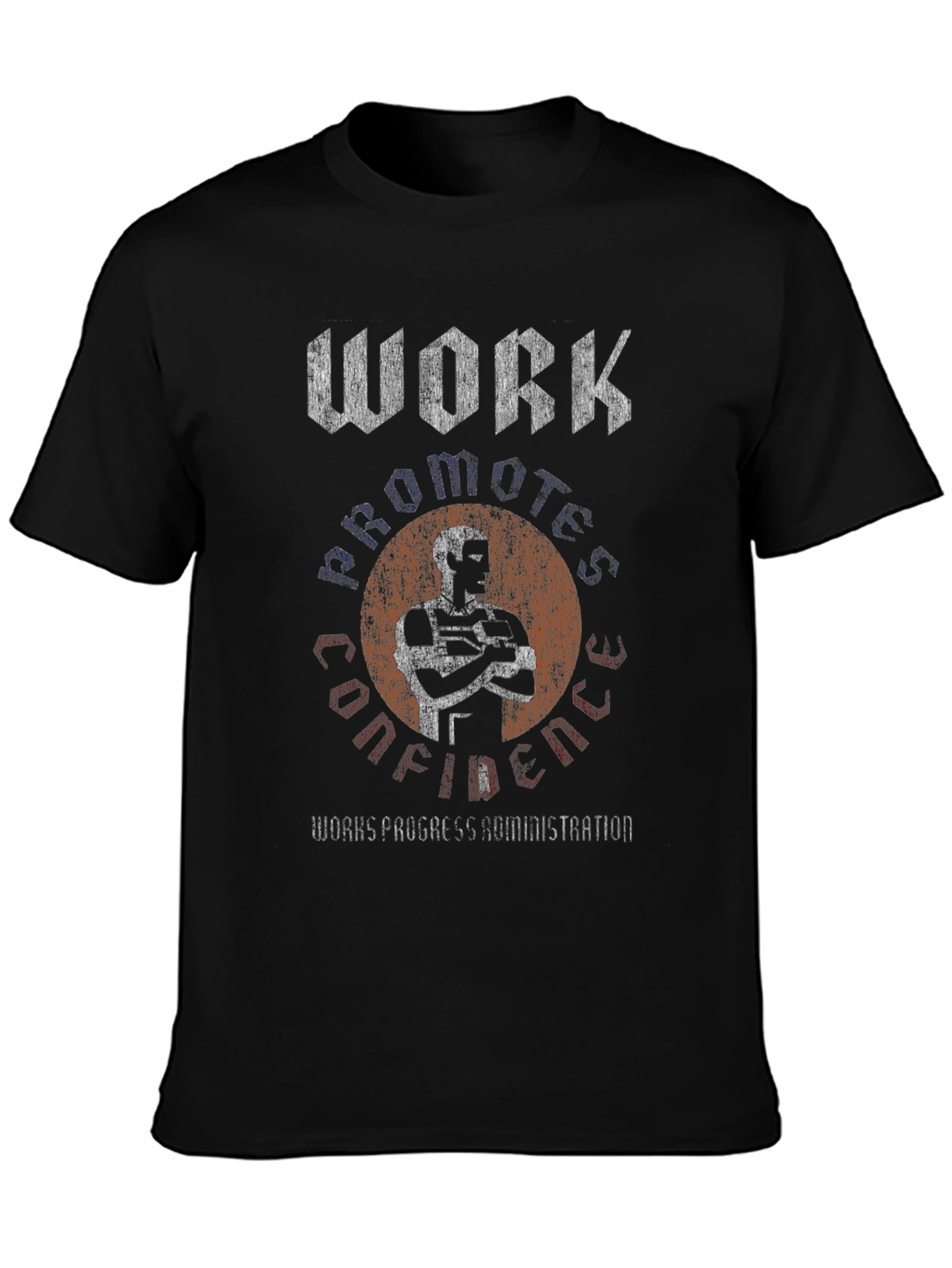 Work Promotes Confidence Tee - WPA Inspired