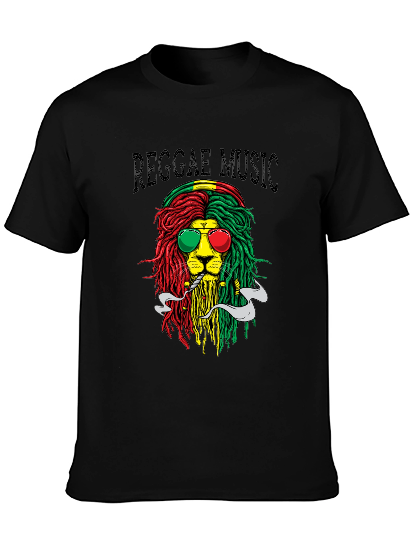 Reggae Lion Graphic T-Shirt