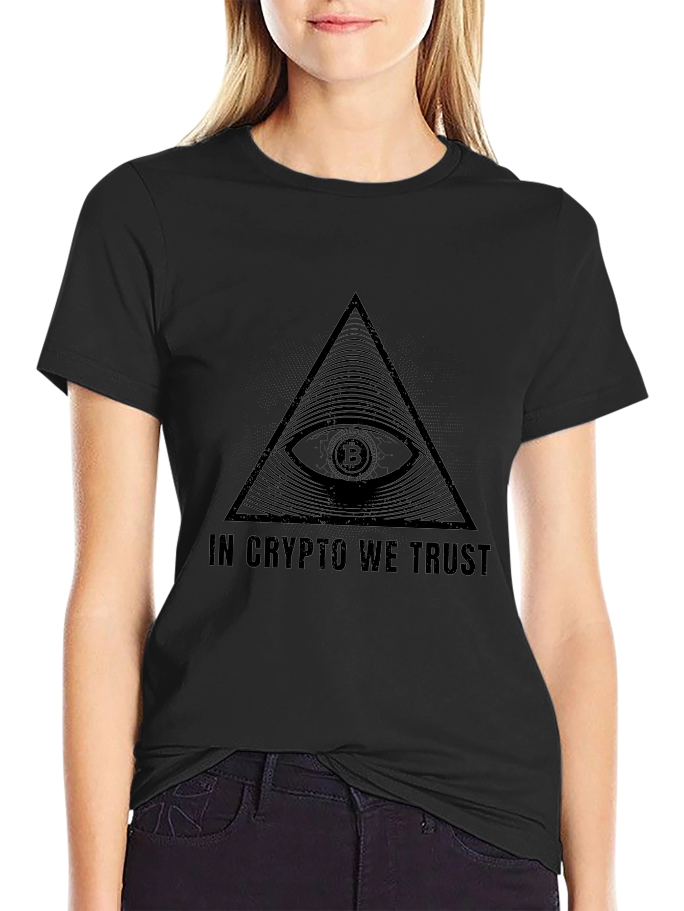 In Crypto We Trust Bitcoin Graphic T-Shirt