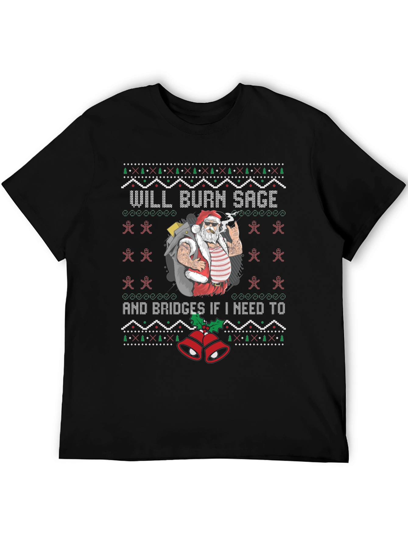 Will Burn Sage Santa Graphic Tee
