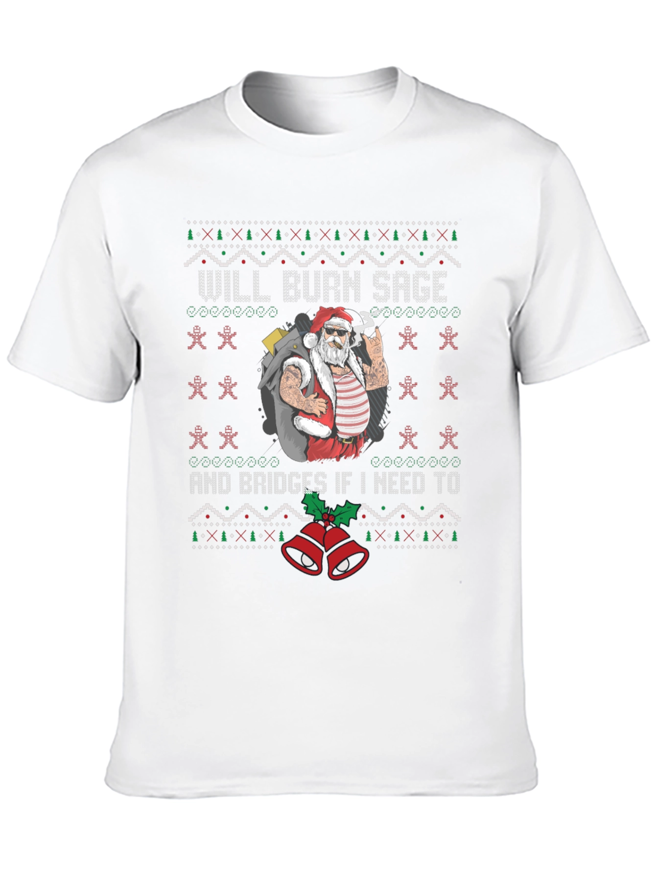 Will Burn Sage Santa Graphic Tee