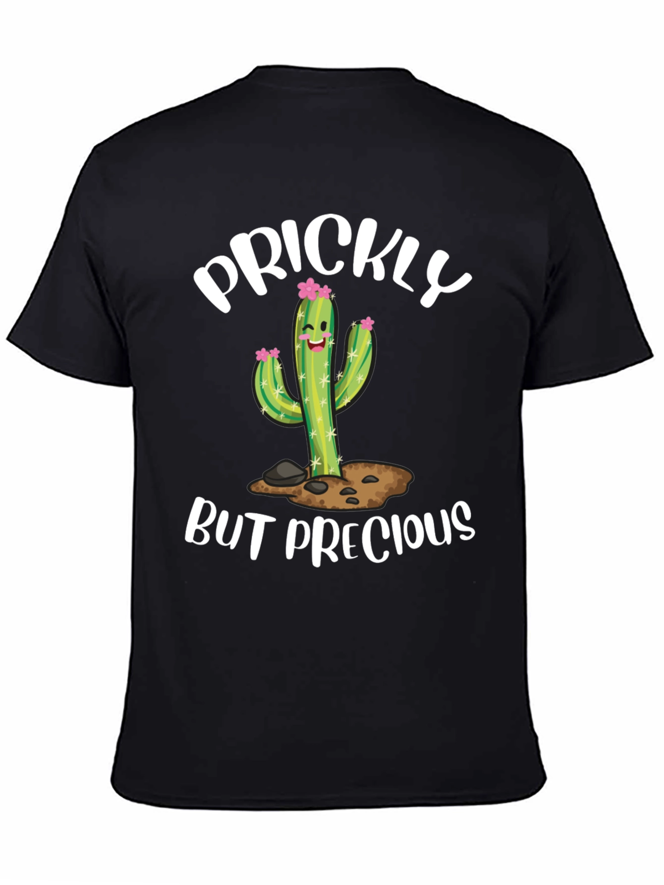 Prickly But Precious Cactus Graphic T-Shirt