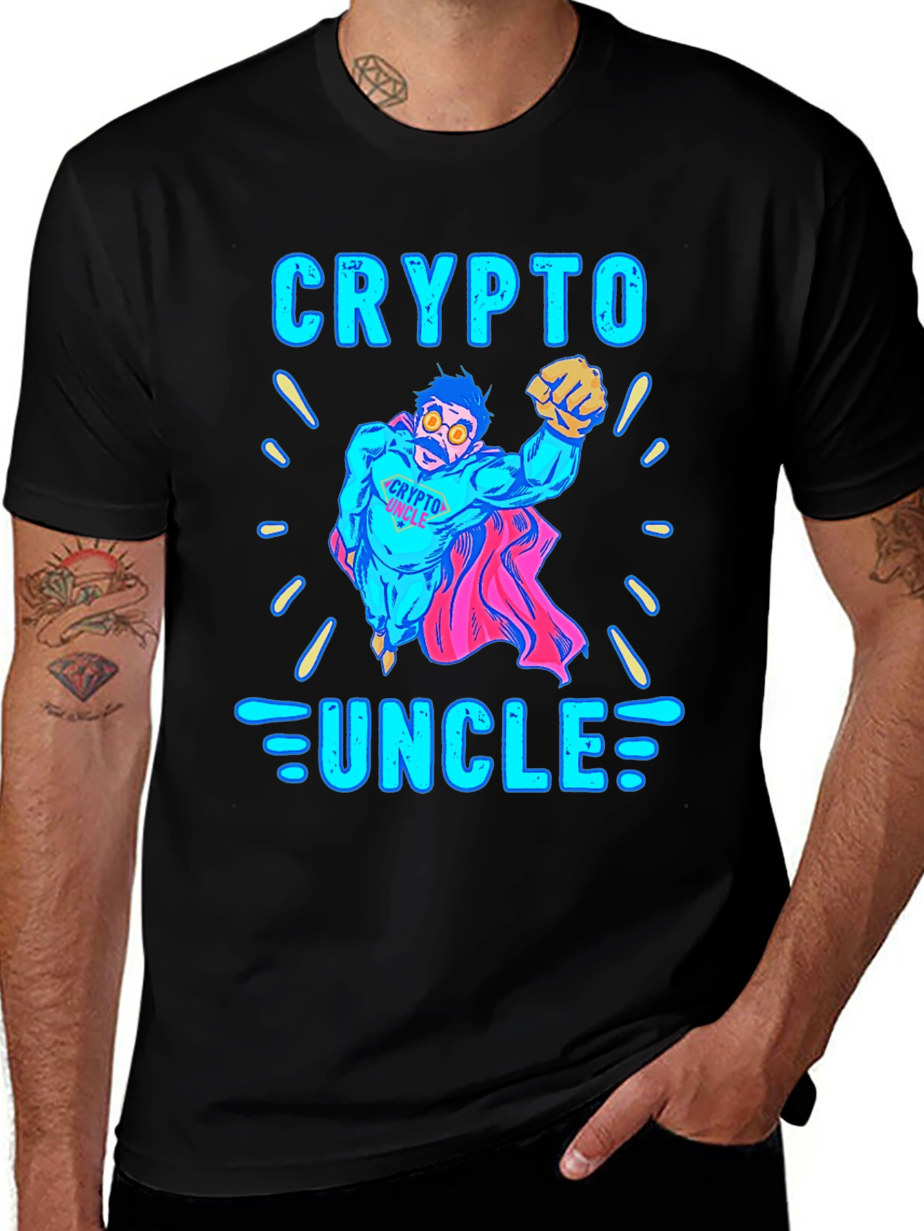 Crypto Uncle Graphic Tee