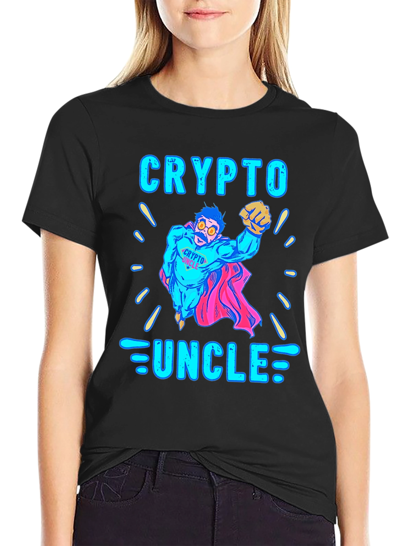 Crypto Uncle Graphic Tee