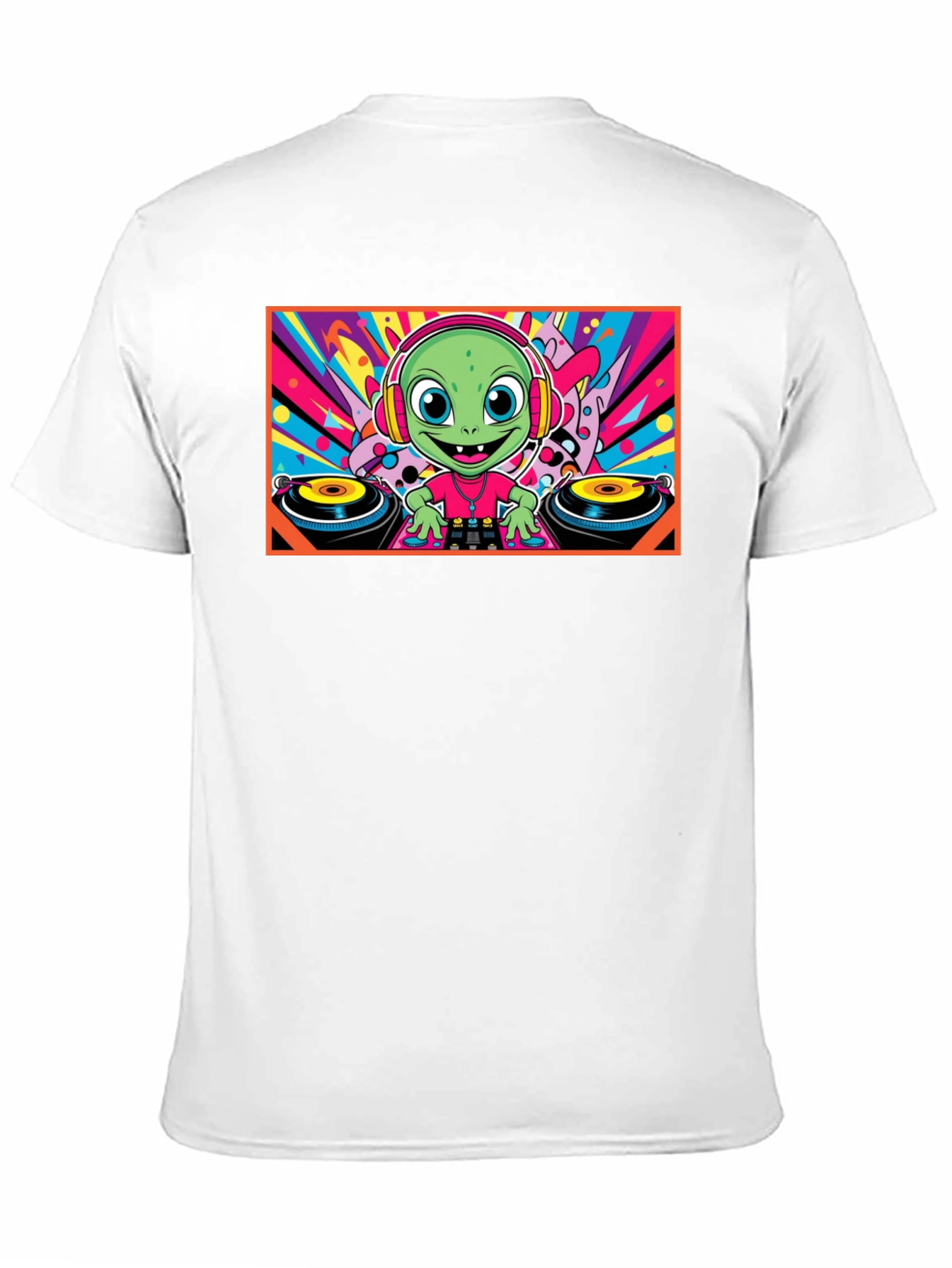 DJ Alien Graphic Tee - Funky Music Lover T-Shirt