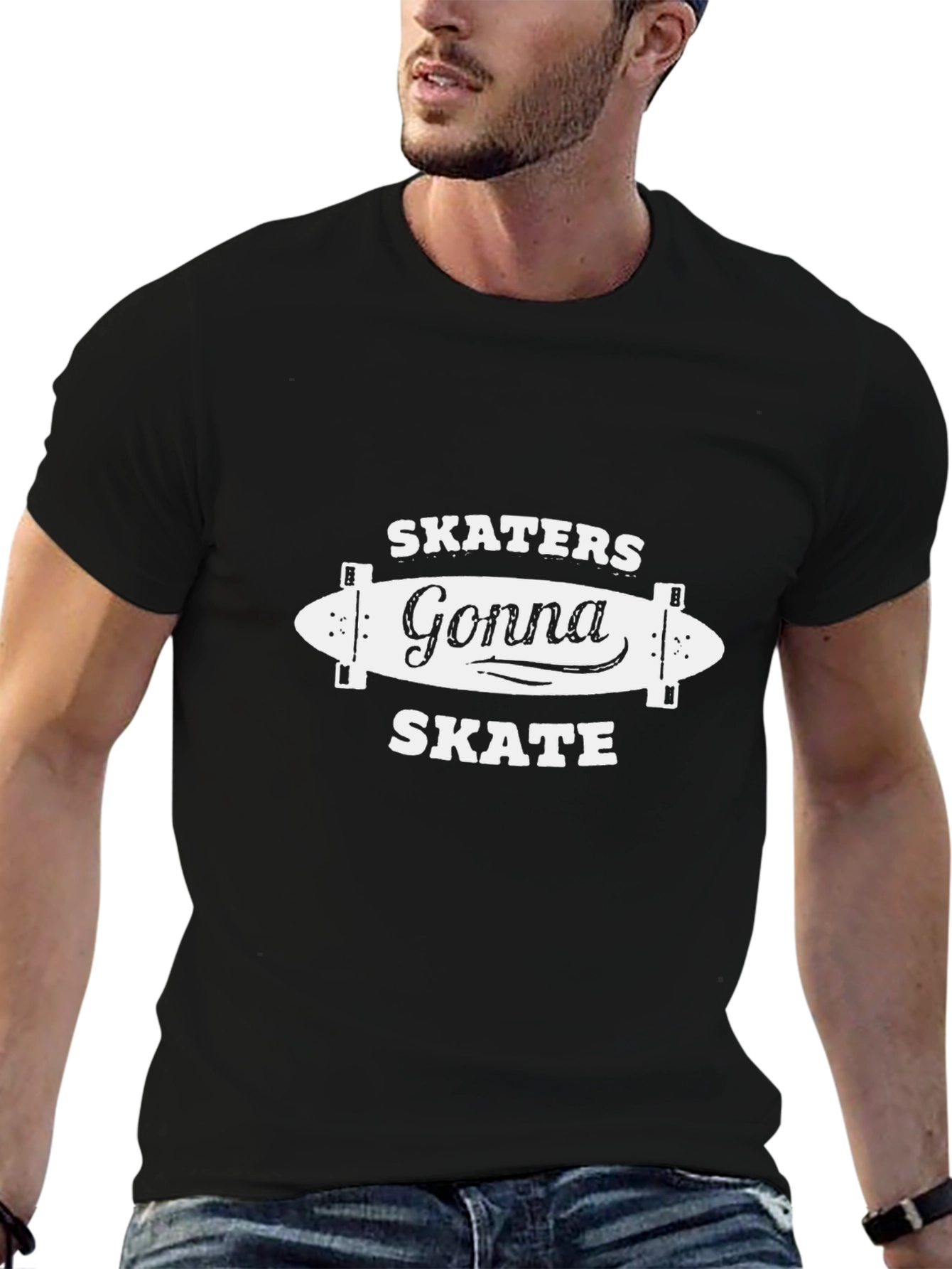 Skaters Gonna Skate Black T-Shirt
