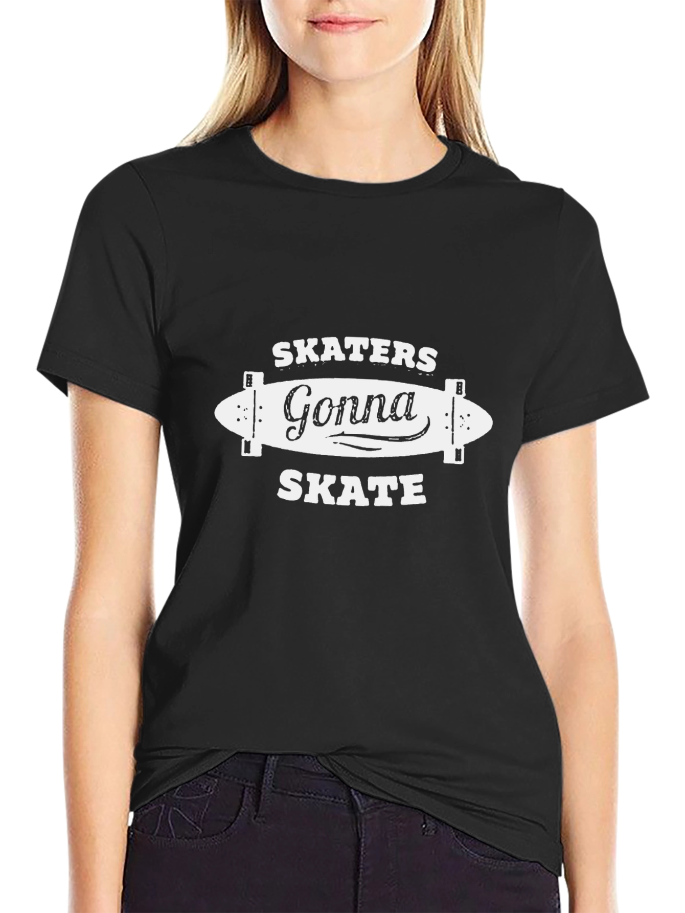 Skaters Gonna Skate Black T-Shirt