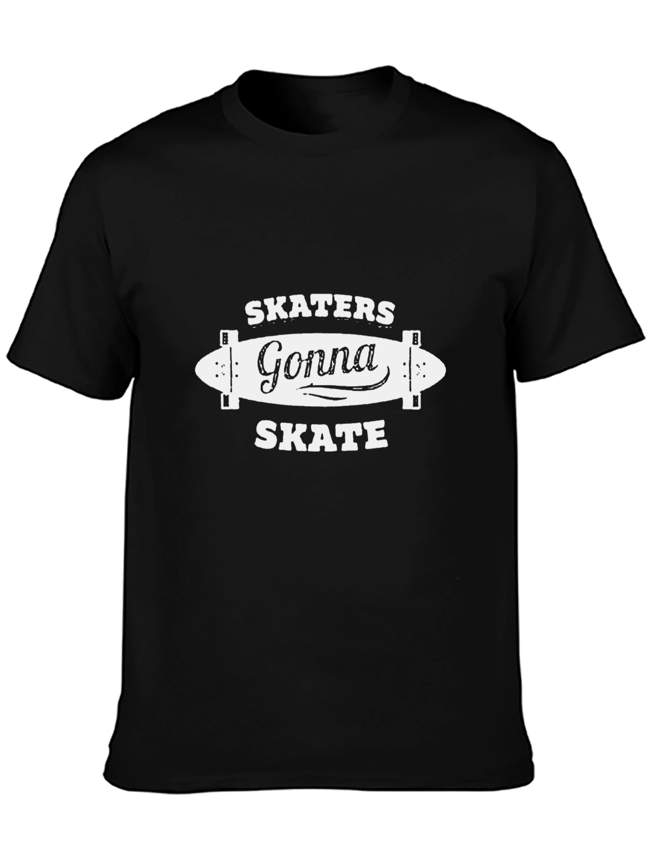 Skaters Gonna Skate Black T-Shirt