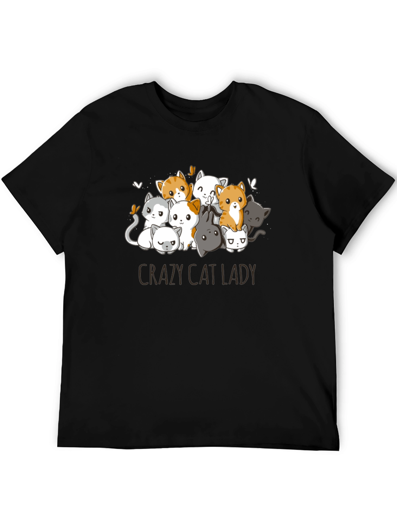 Crazy Cat Lady T-Shirt - Cute Kitten Design