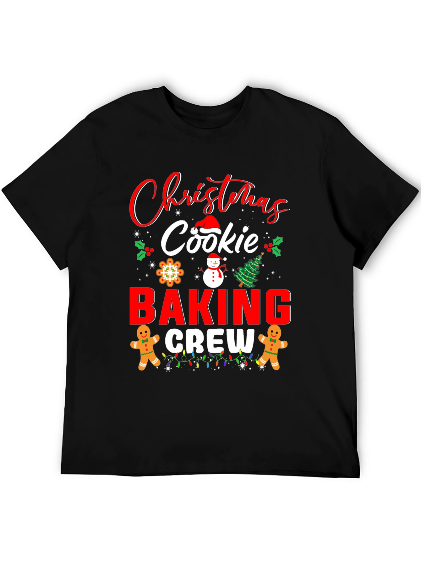Christmas Cookie Baking Crew T-Shirt