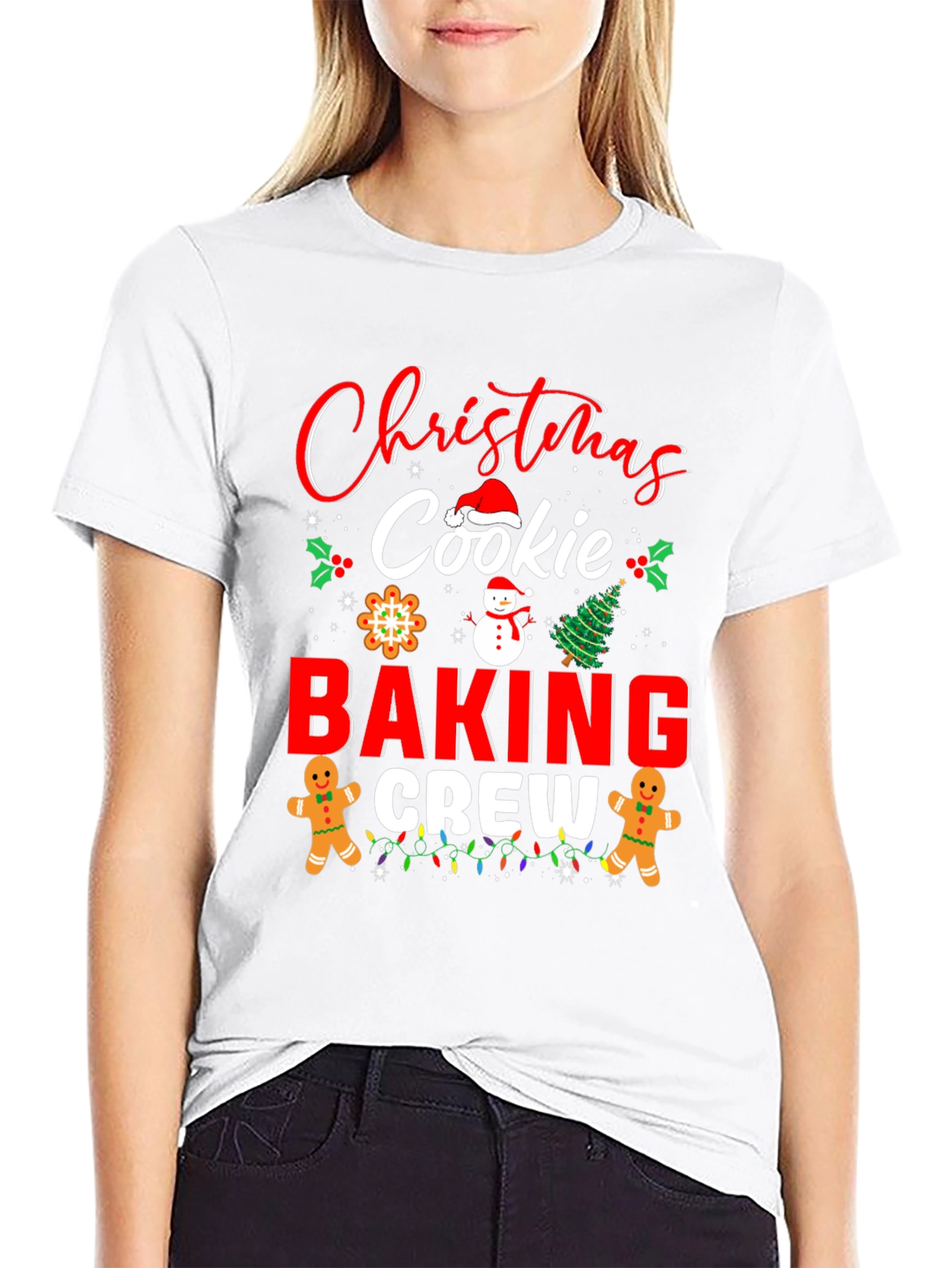 Christmas Cookie Baking Crew T-Shirt